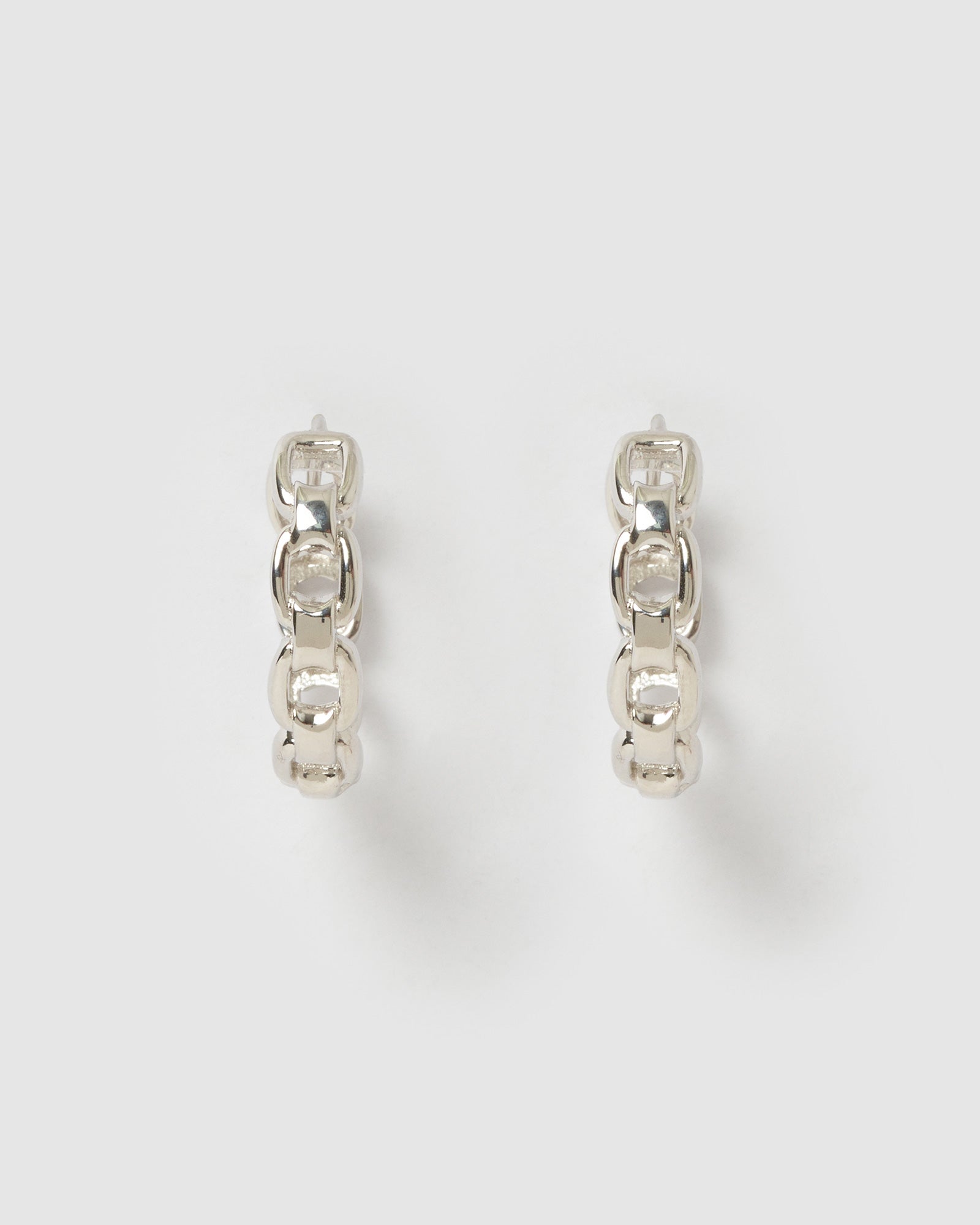 Izoa Carly Hoop Earrings - Sterling Silver Dangle Hoops for Women | Perfect for Parties, Weddings & Everyday Wear