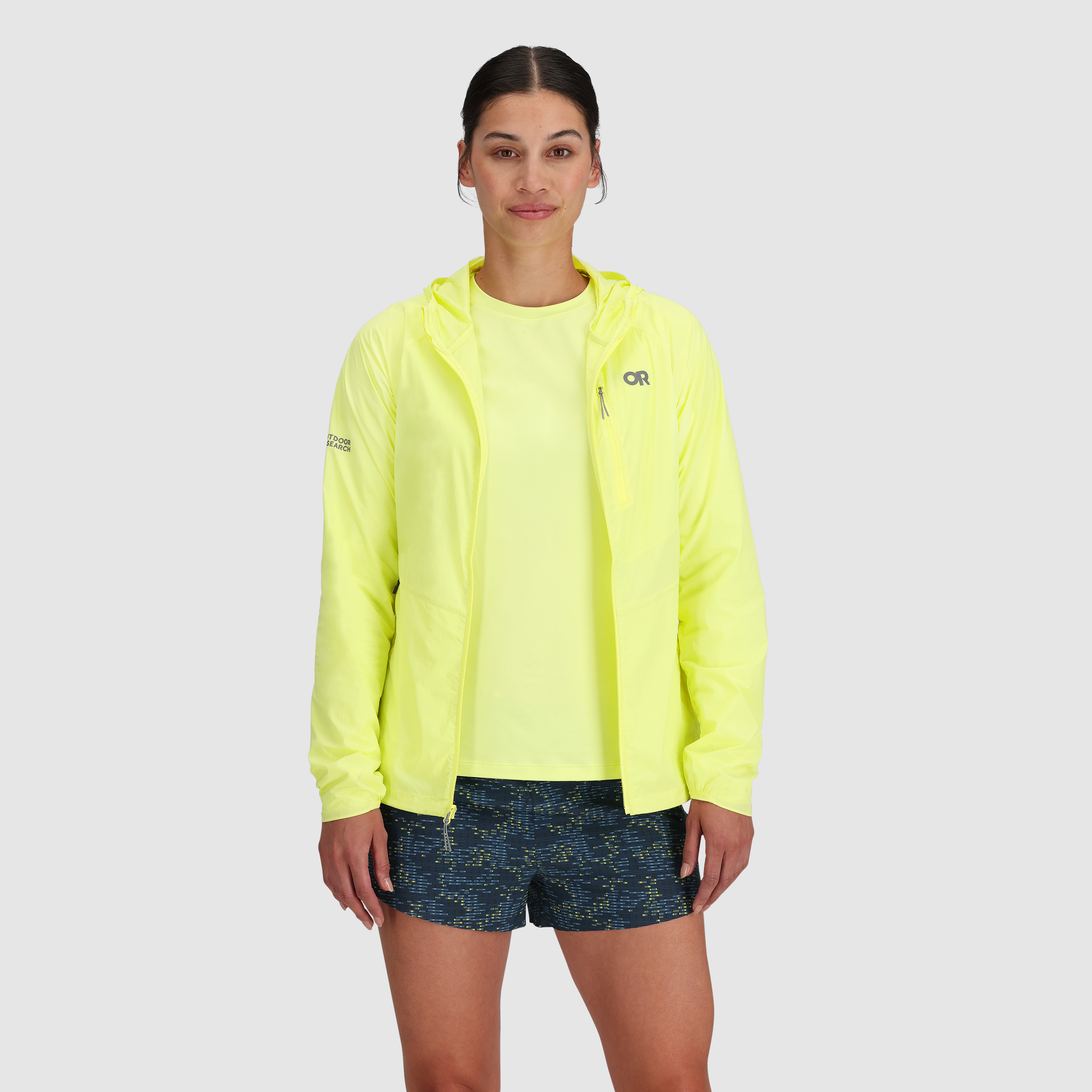 Women's Lightweight Shadow Wind Hoodie - Breathable & Comfortable Jacket for Outdoor Running, Hiking & Casual Wear