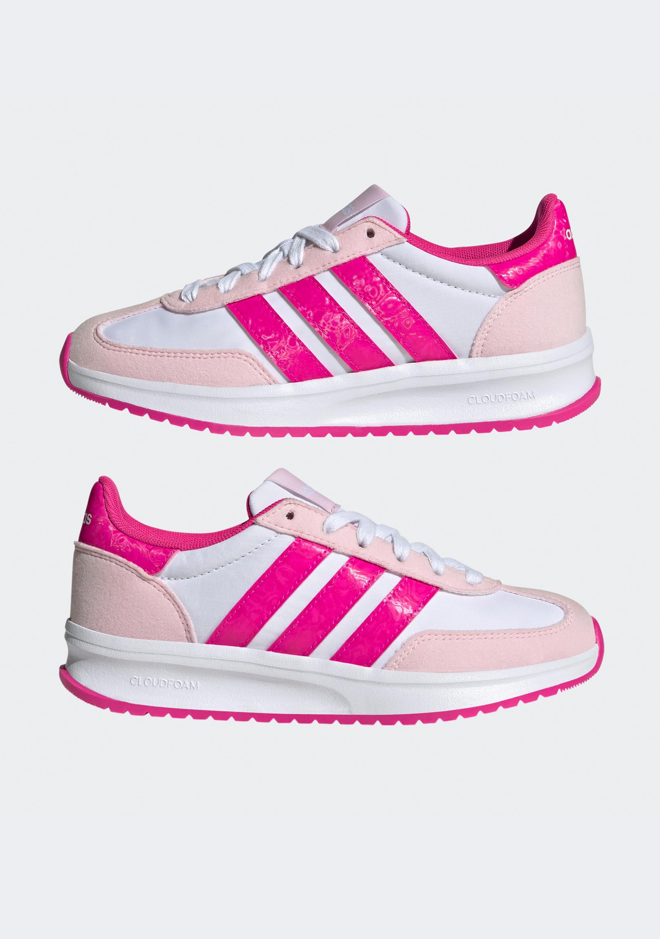 Adidas Kids' Run 70s 2.0 Sneakers - Lightweight Running Shoes for Boys & Girls - Comfortable Athletic Footwear for School, Sports & Daily Activities