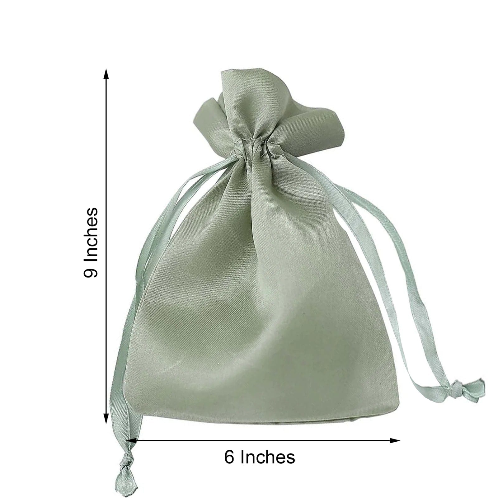 12-Piece 6x9 Inch Satin Drawstring Bags - Elegant Gift Packaging for Jewelry, Candles & Party Favors - Perfect for Weddings, Baby Showers & Special Events