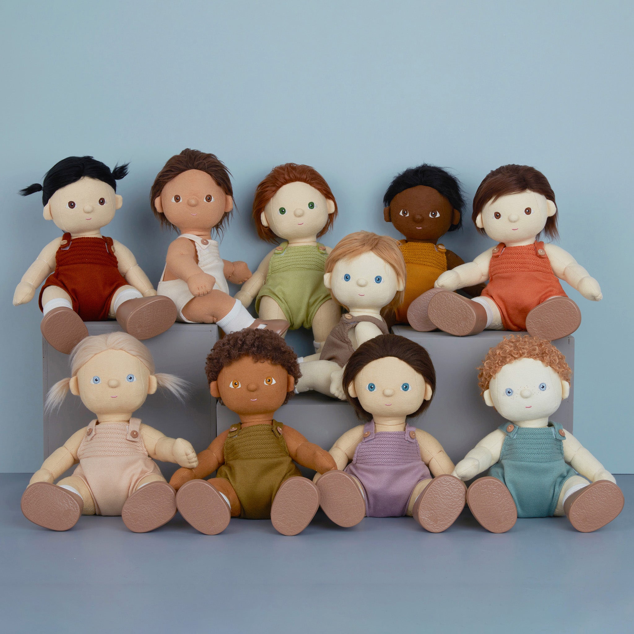 Dinkum Dolls Petal - Soft & Cute Plush Doll for Kids | Perfect for Playtime, Gifts & Nursery Decor | Great for Cuddling, Birthday Presents & Room Decoration