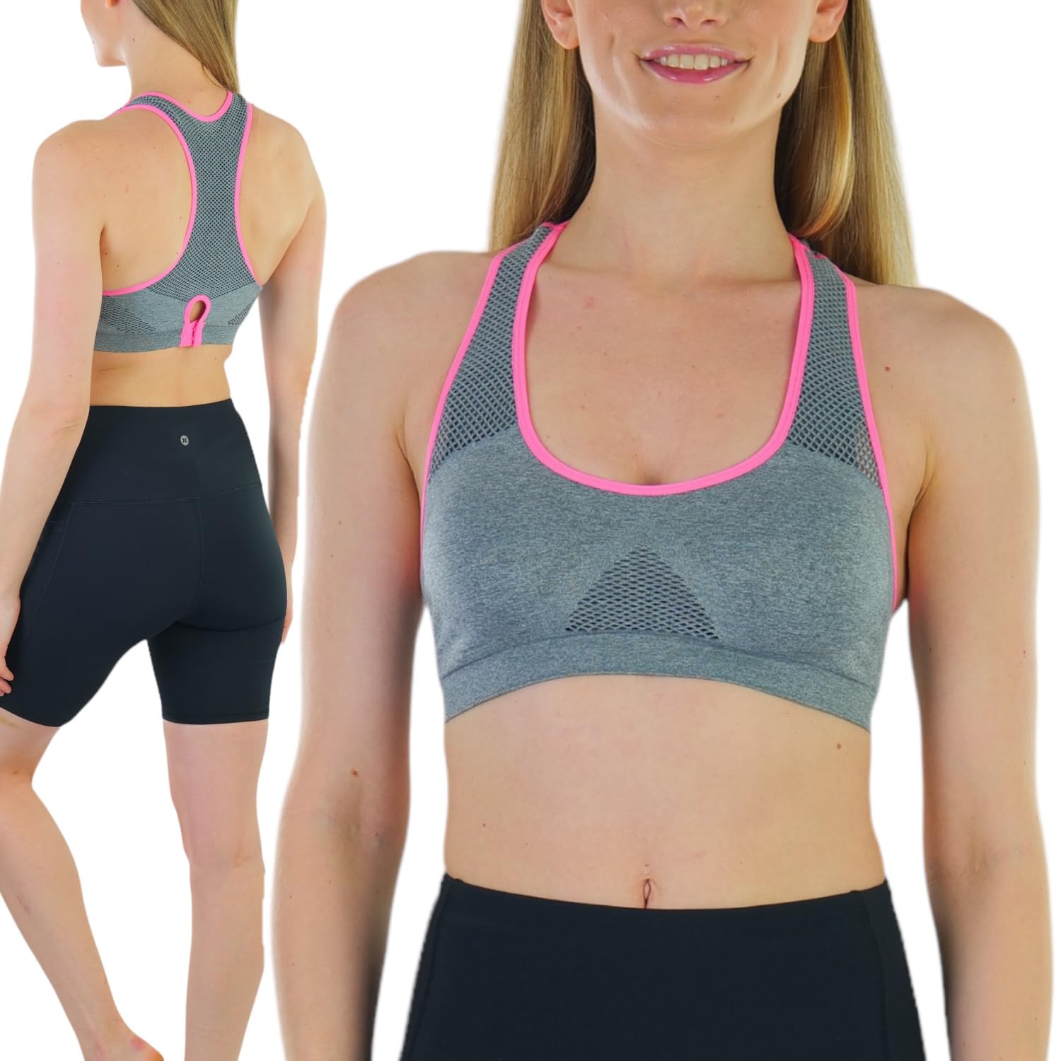 ToBeInStyle Women’s Seamless Wire-Free Sports Bras & Bralettes - Supportive Comfort for Yoga, Gym & Everyday Wear