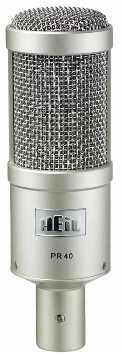 Heil Sound PR 40 Professional Large-Diameter Dynamic Studio Microphone with Free VEA AI Audio Enhancer - Perfect for Podcasting, Voiceovers & Home Recording Studios