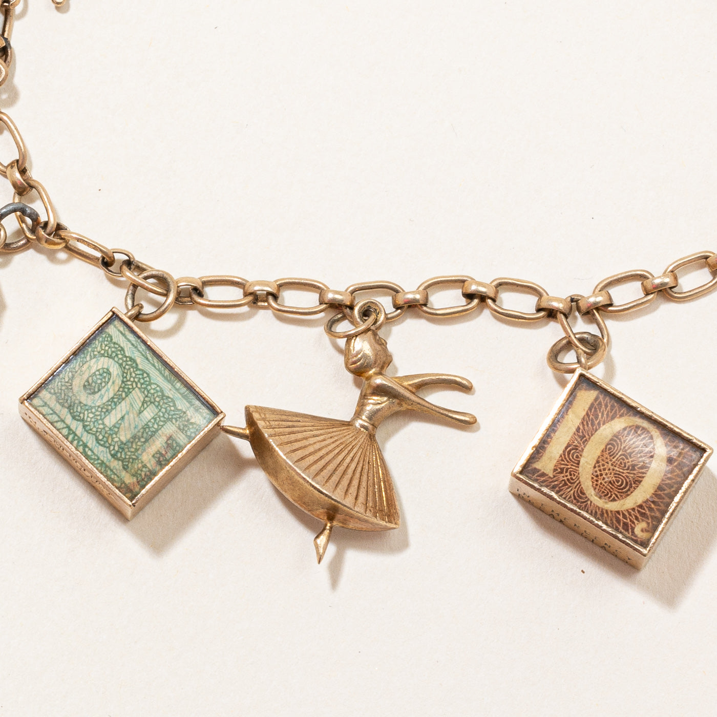 Vintage London Charm Bracelet - 7 Unique Charms | British Inspired Jewelry for Women | Perfect Gift for Travel Lovers & Anglophiles | Wear Daily or for Special Occasions