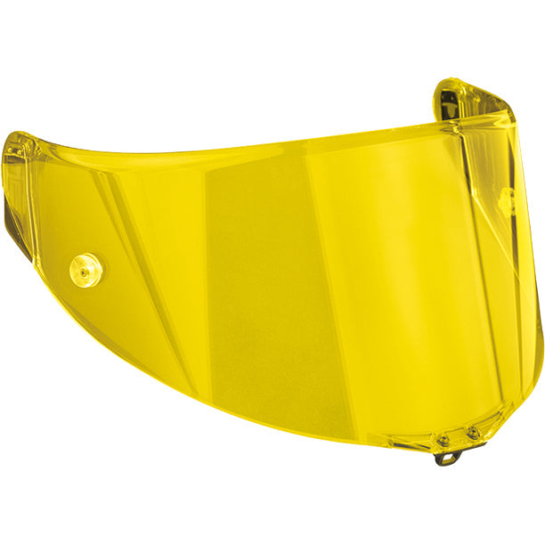 AGV Race 2 Motorcycle Helmet Anti-Scratch Visor Shield - Yellow Tinted for Enhanced Visibility - Perfect for Racing, Street Riding & Motorcycle Enthusiasts
