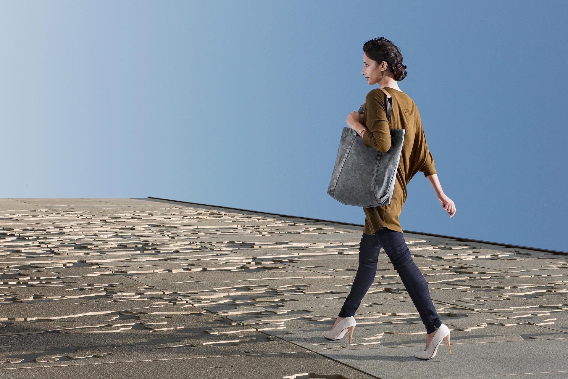 Qwstion Eco-Friendly Reusable Shopping Bag - Stylish & Durable Cotton Tote for Groceries, Work & Travel | Sustainable Fashion Accessory