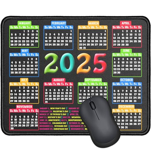 2025 Calendar black