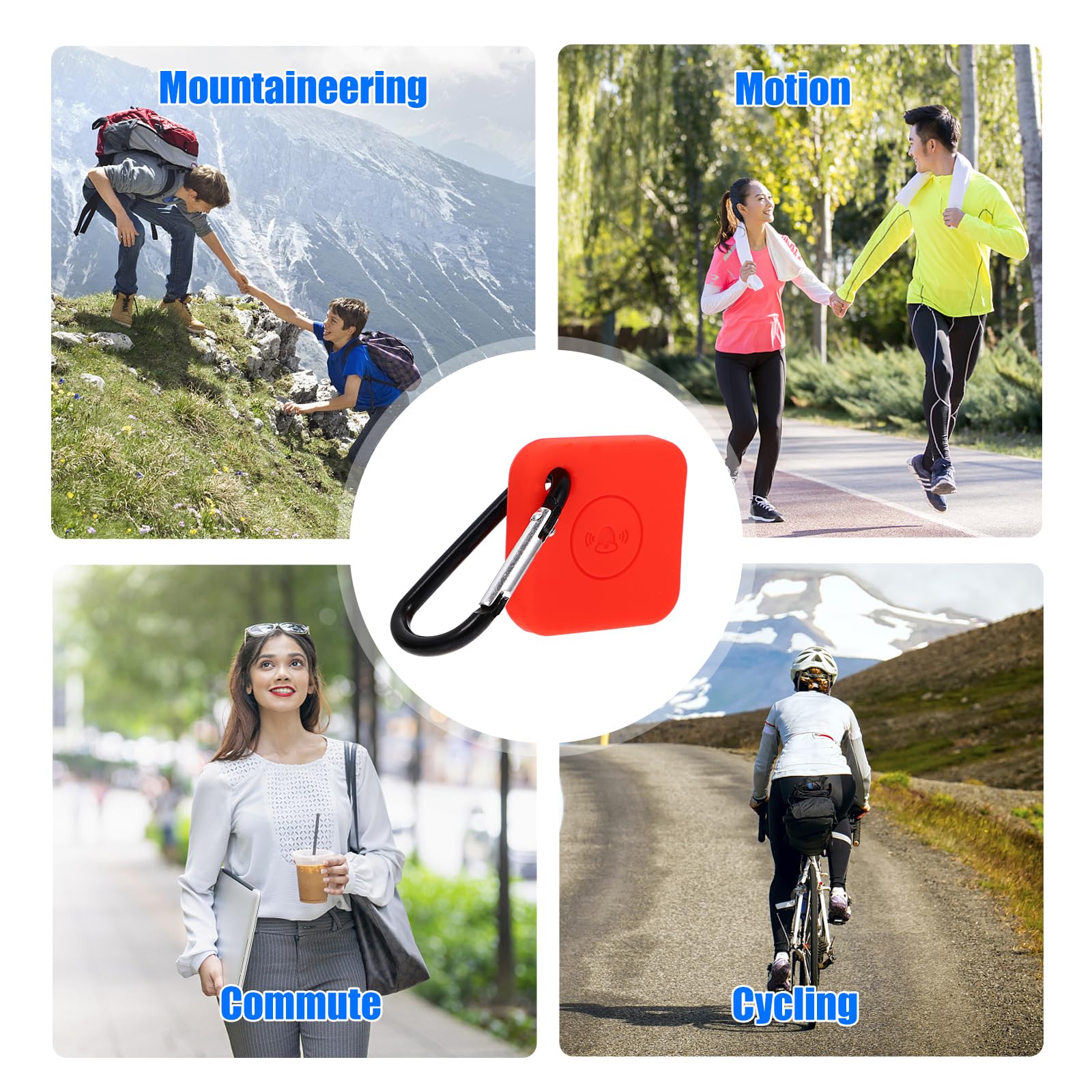 HEMOTON 3-Pack Silicone Case for Tile Mate - Anti-Scratch Protective Cover with Keychain | Durable Phone & Key Finder Shell | Perfect for Travel, Home, and Office Organization