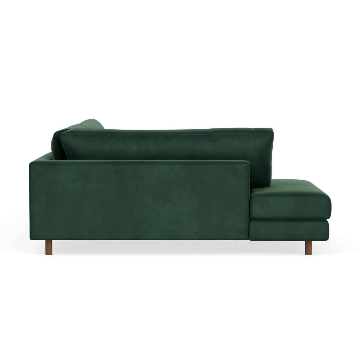Douglas Velvet Left Corner Sofa - Luxurious Velvet Sectional Sofa for Living Room, Modern L-Shaped Couch with Left Chaise, Perfect for Small Spaces & Home Theater Setup