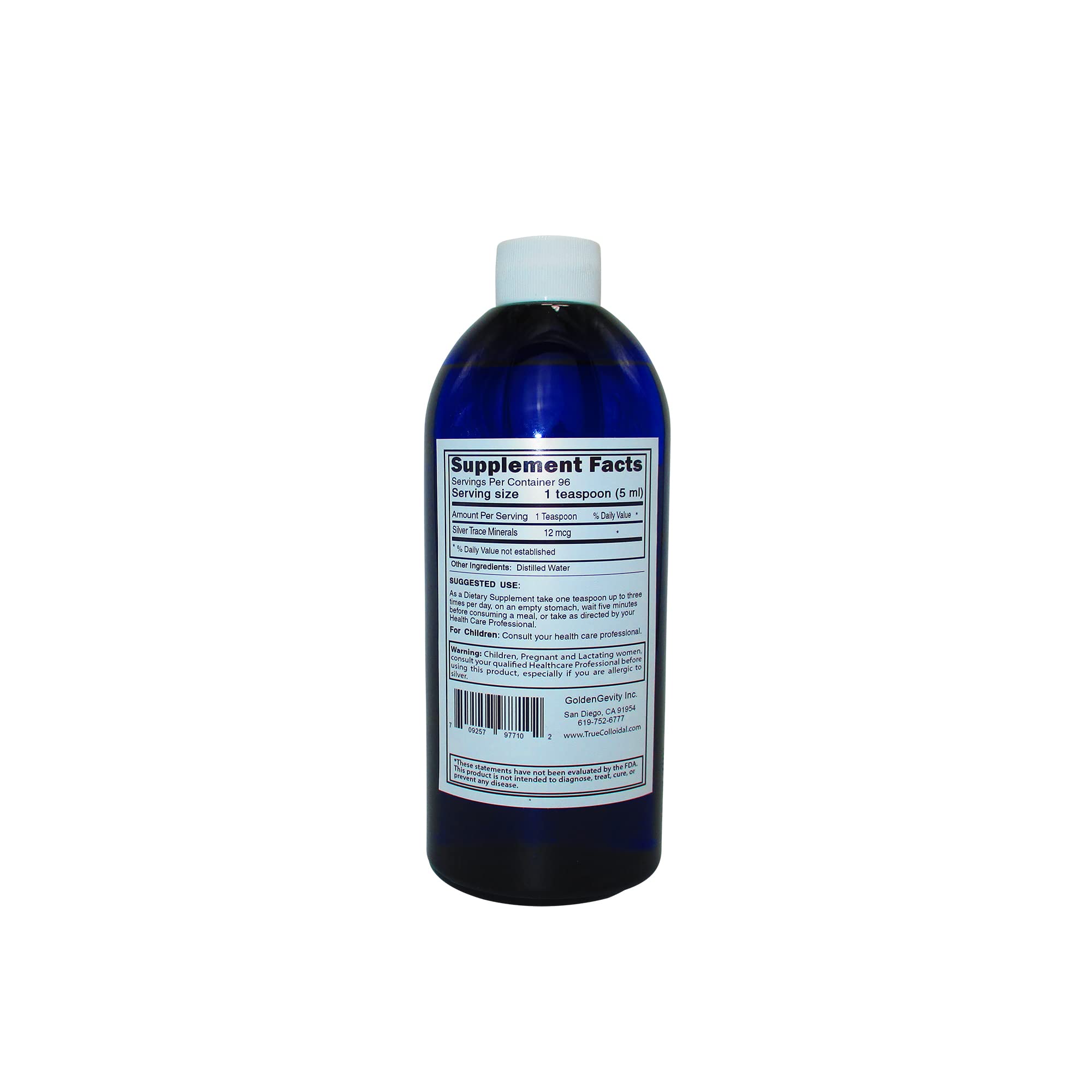 8000 PPM Bioactive Atomic Colloidal Silver Supplement - 16 oz Bottle | Natural Immune Support, Non-Toxic & Non-GMO Trace Minerals | For Daily Wellness, Immune Boosting & Natural Healing