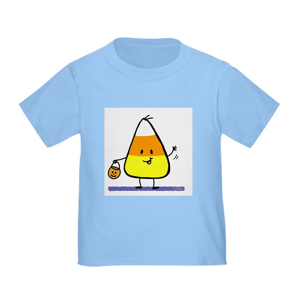 CafePress Little Candy Corn Toddler T-Shirt - Cute Halloween Outfit for Boys & Girls - Perfect for Trick-or-Treating & Fall Festivals