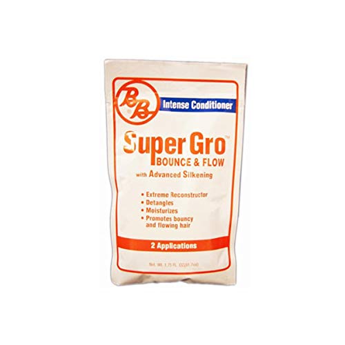 Bb Super Gro Bounce & Flow Intense Conditioner for Curly & Coily Hair - Deep Hydration & Repair for Natural Hair Growth | Perfect for Daily Use & Salon Treatments