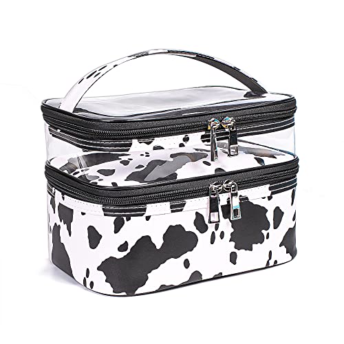Travel Makeup Pouch Organizer Bag - Waterproof Cosmetic Case for Women, Perfect for Airplane Carry-on & Vacation Essentials Storage