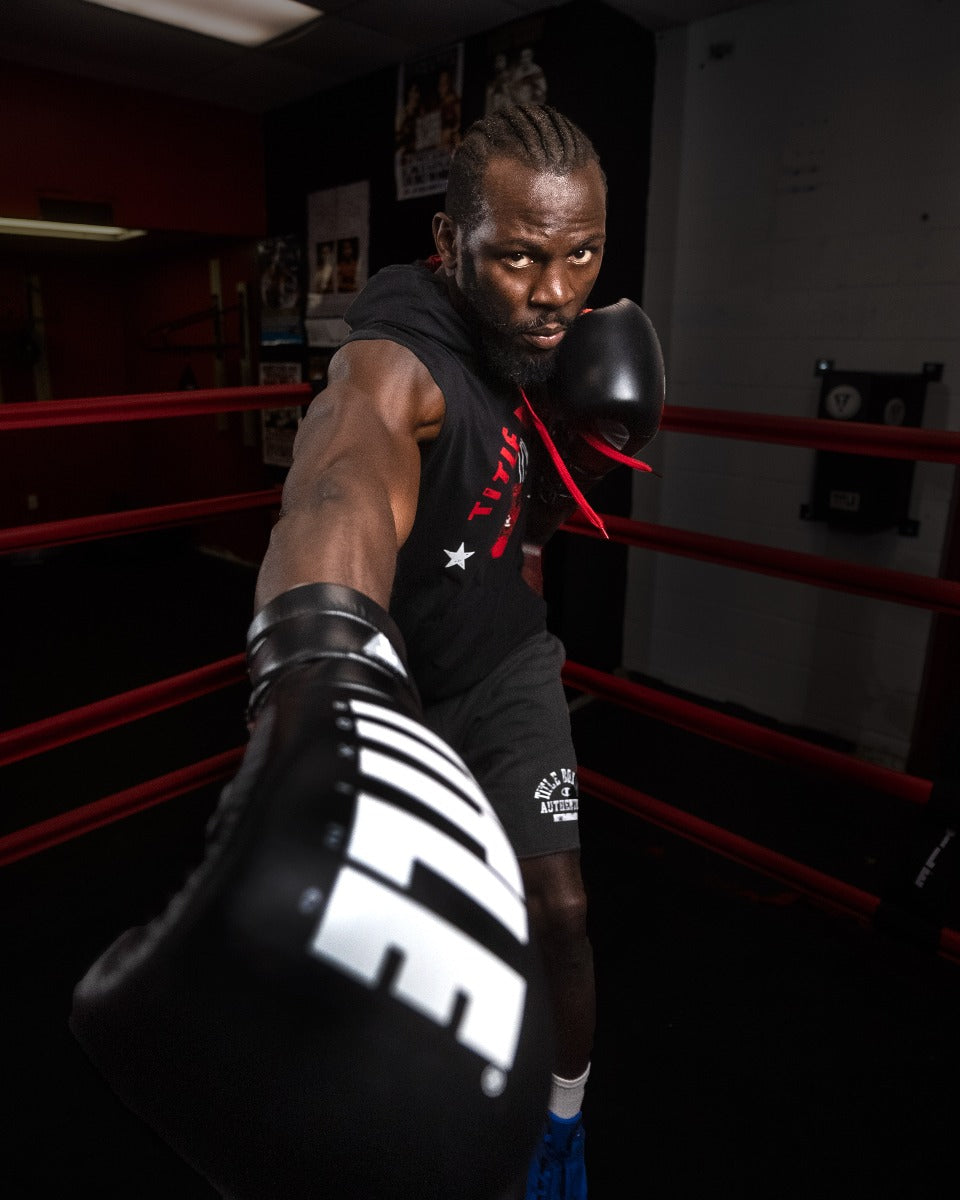 TITLE Boxing Leather Enforcer Pro Sparring Boxing Gloves - Premium Training Gloves for Boxing, MMA & Kickboxing - Perfect for Gym, Competition & Heavy Bag Workouts