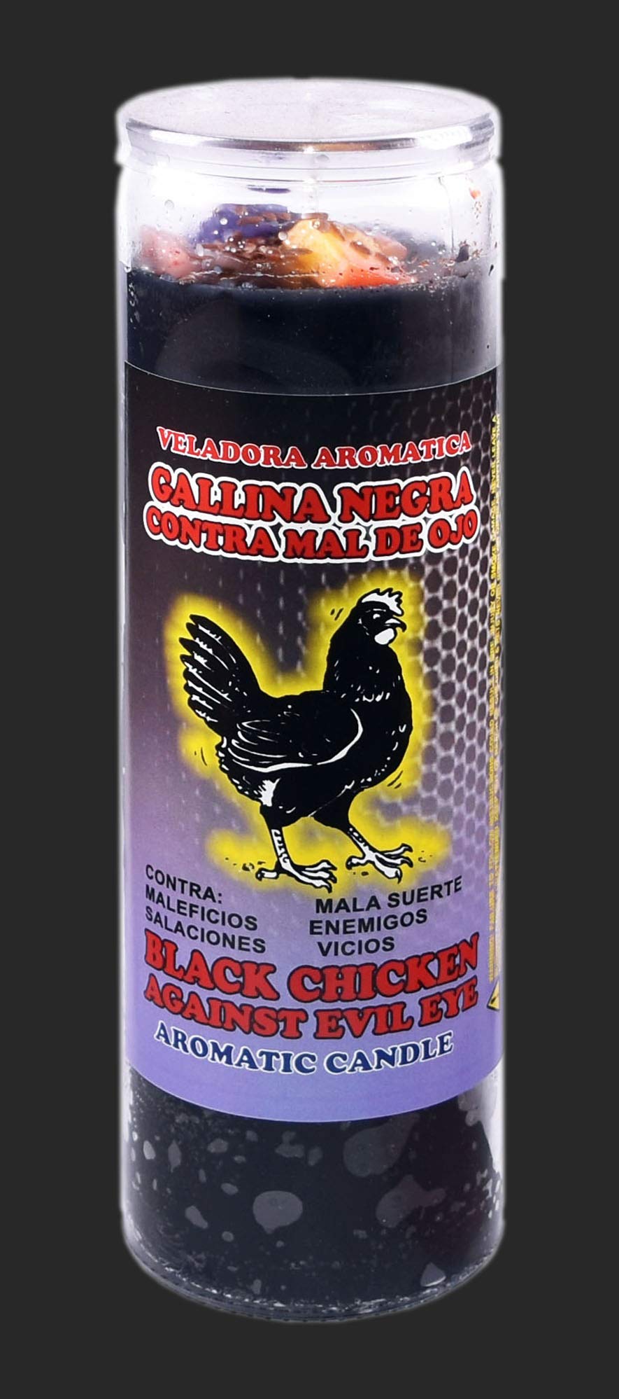 12-Piece Aromatic Black Chicken Candles - Cocktail Veladora Set for Home Decor, Parties & Spiritual Rituals | Scented Candles for Relaxation & Ambiance