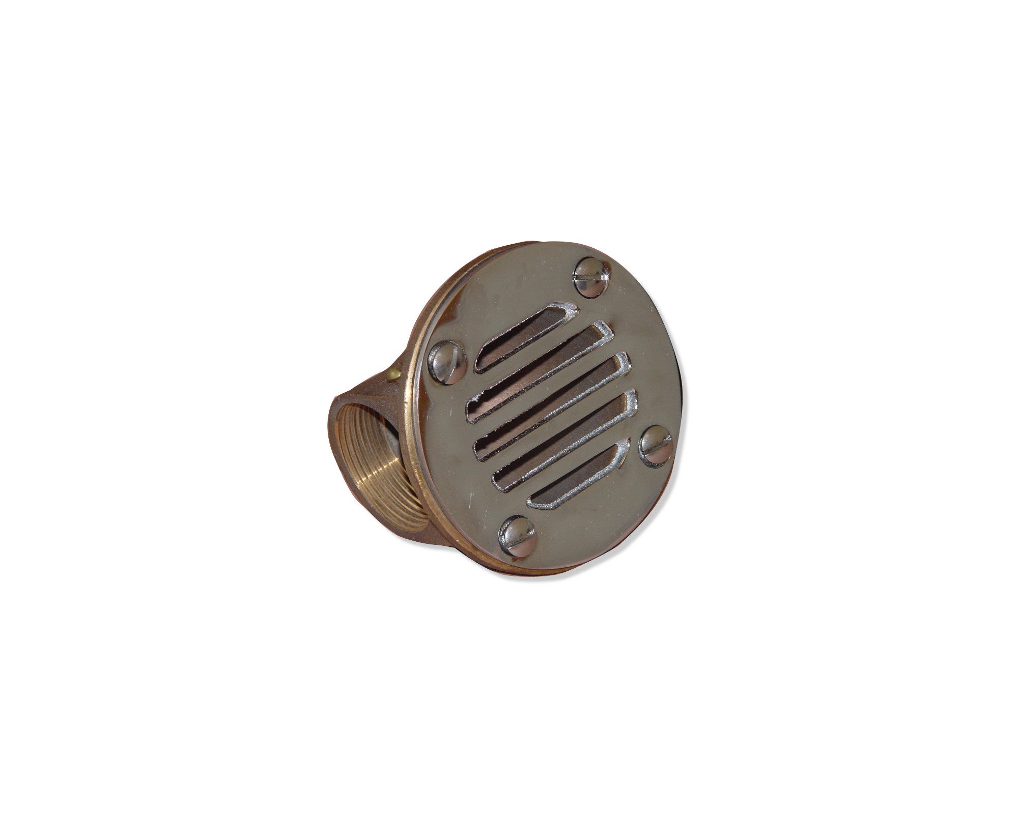 Afras Chrome Plated Brass Main Drain Fitting - Durable Bathroom & Pool Drain Replacement for Showers, Bathtubs & Swimming Pools