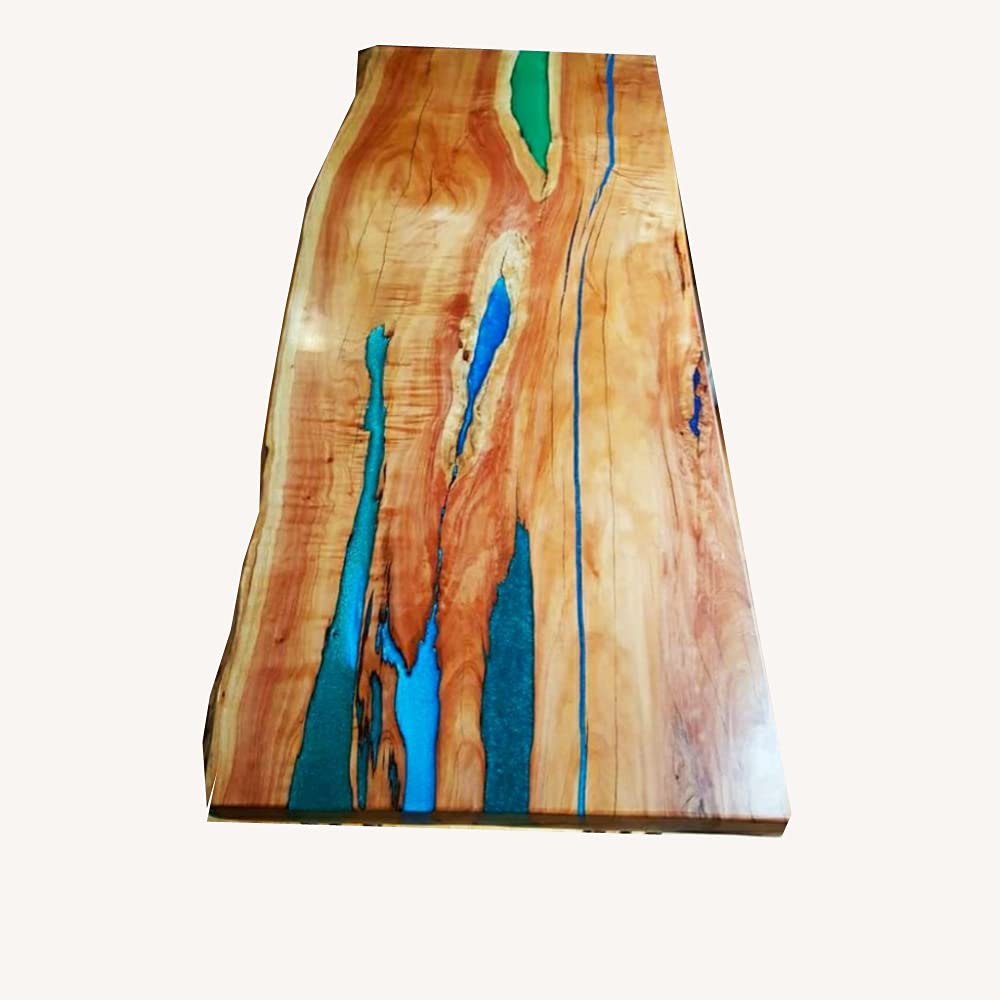 Handmade Epoxy Resin River Table Top - Custom Wood & Resin Coffee Table Top for Dining & Living Room - Unique Epoxy Dining Table Top for Home Decor & Office Use