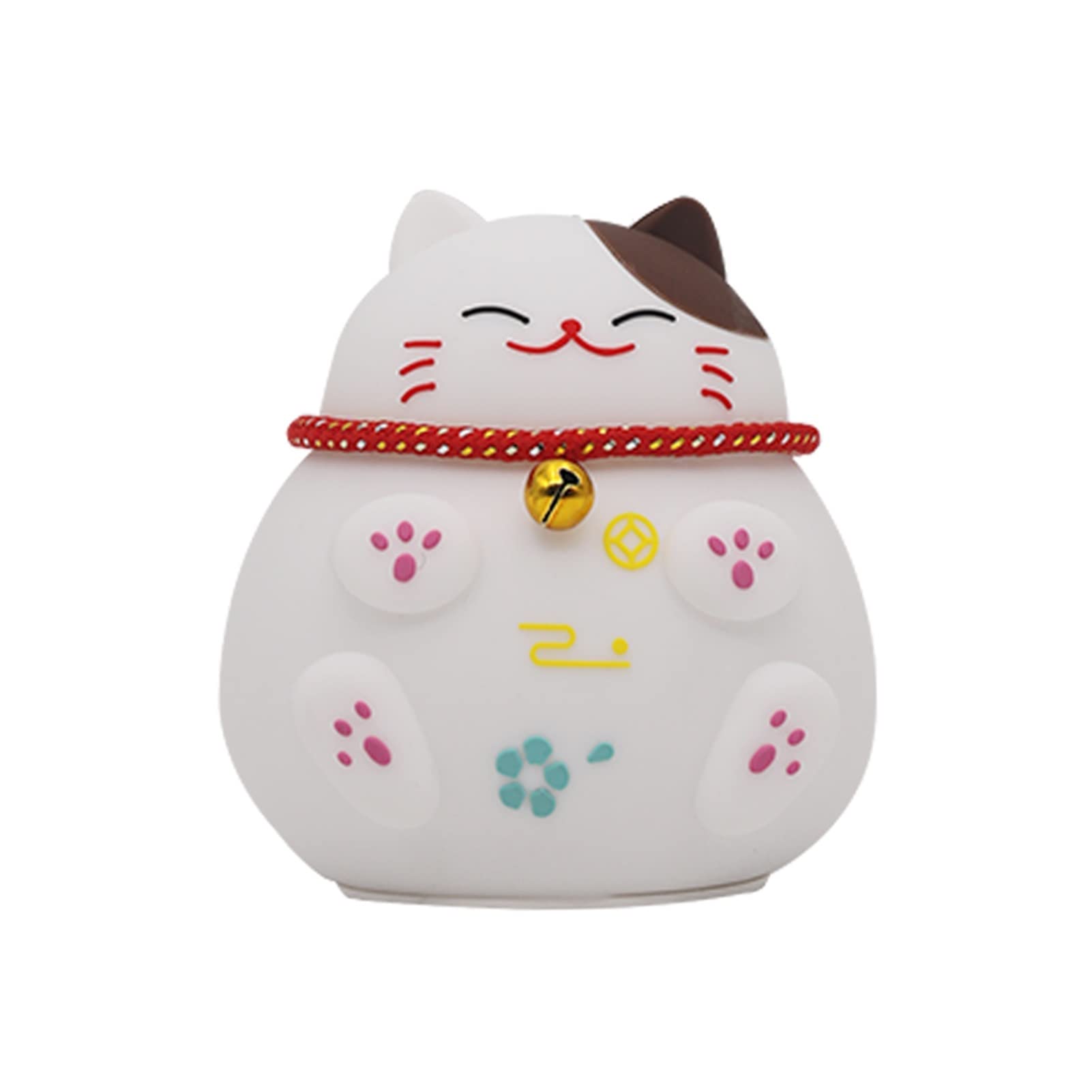 DMHYJ Lucky Cat Night Light for Kids - USB-Powered, Motion Sensor, Dimmable LED Bedside Lamp | Perfect for Bedrooms, Nurseries & Gift Giving (Color: Blue)