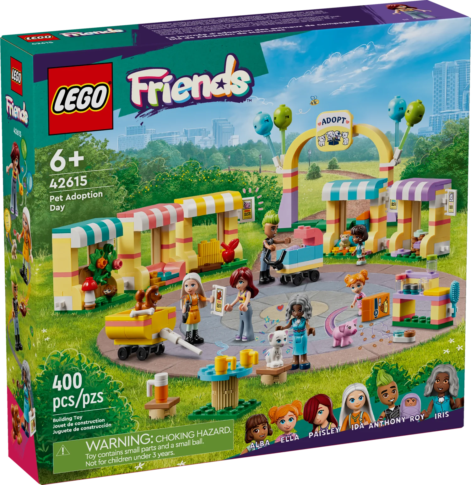 LEGO® Friends™ Pet Adoption Day Building Toy Set - Creative Play for Kids, Perfect for Birthday Gifts & Pretend Play Scenes