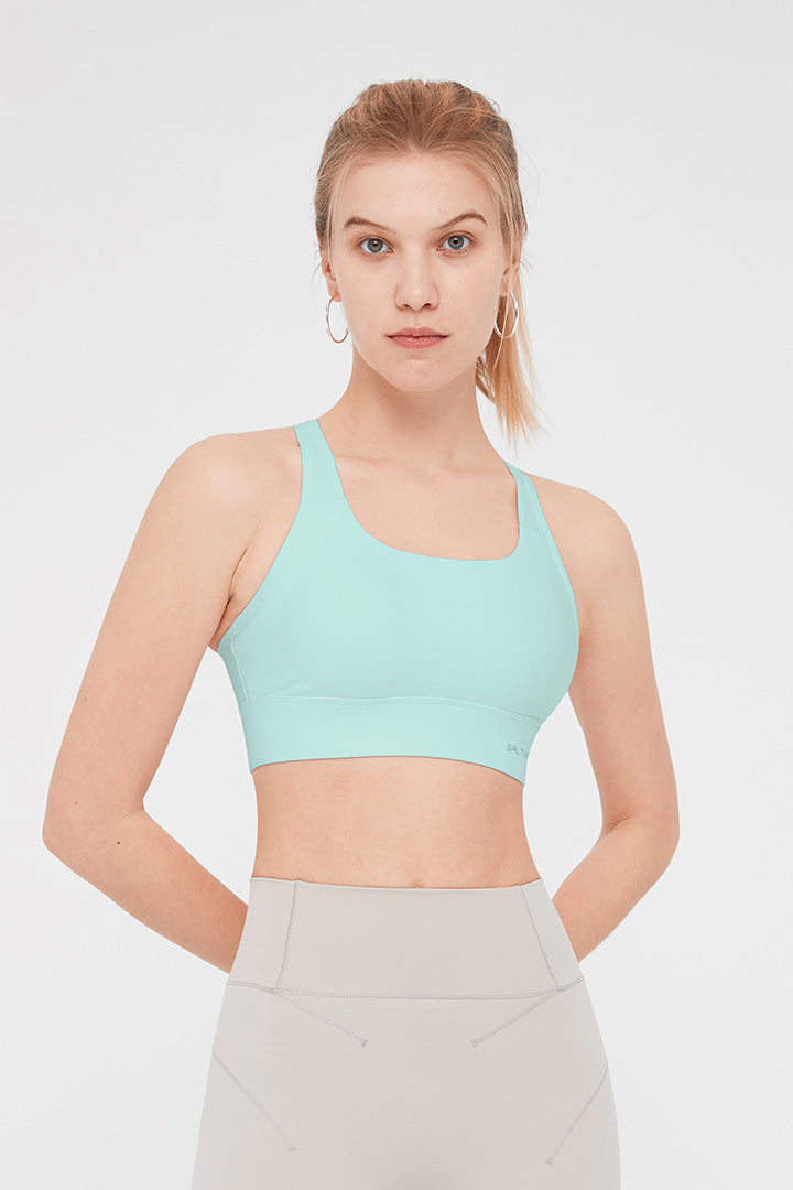 HiTense™ High Support Women's Sports Bra - Breathable Workout Top for Running, Yoga & Gym - Plus Size Activewear for Maximum Comfort