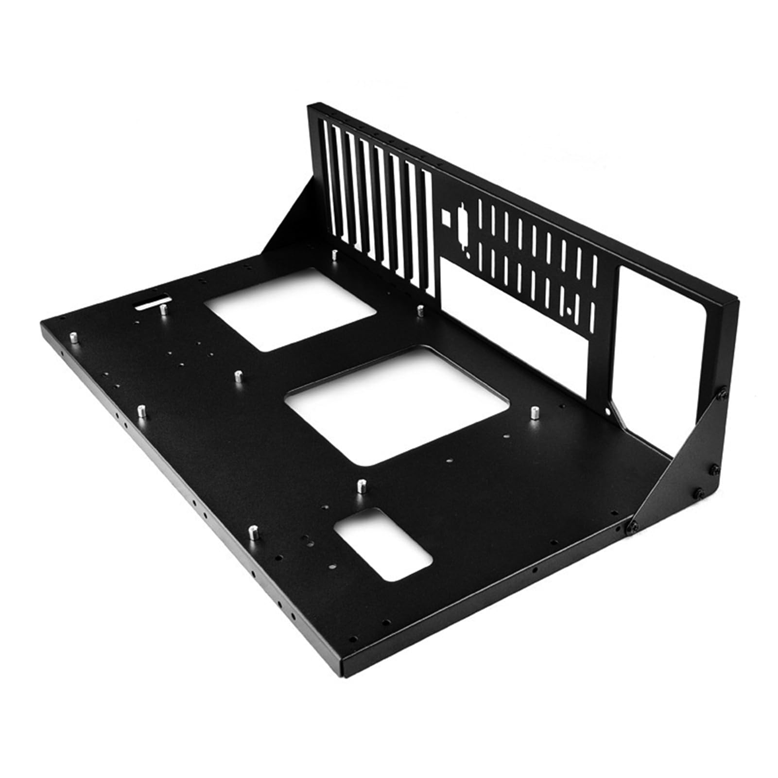 DIY Gaming Computer Case - M ATX ATX ITX Open Chassis Rack for Motherboards (305x245mm) | High Airflow Open Frame PC Case with Excellent Heat Dissipation | Perfect for Custom Gaming Rigs, Mining Rigs & Home Office Setups