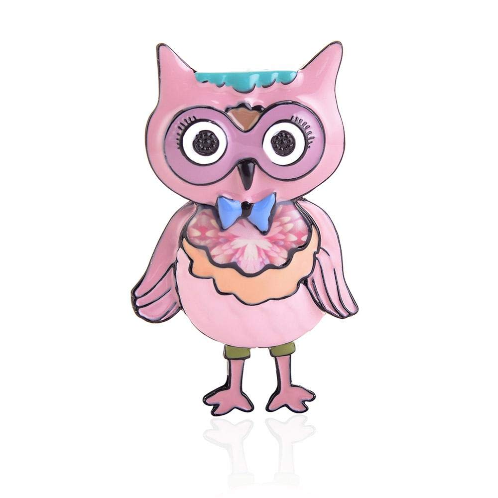 Cute Cartoon Woodpecker Brooch for Women - Pink Boutonniere Pin Dress Accessory (74.3cm) - Perfect for Parties, Bags & Formal Occasions