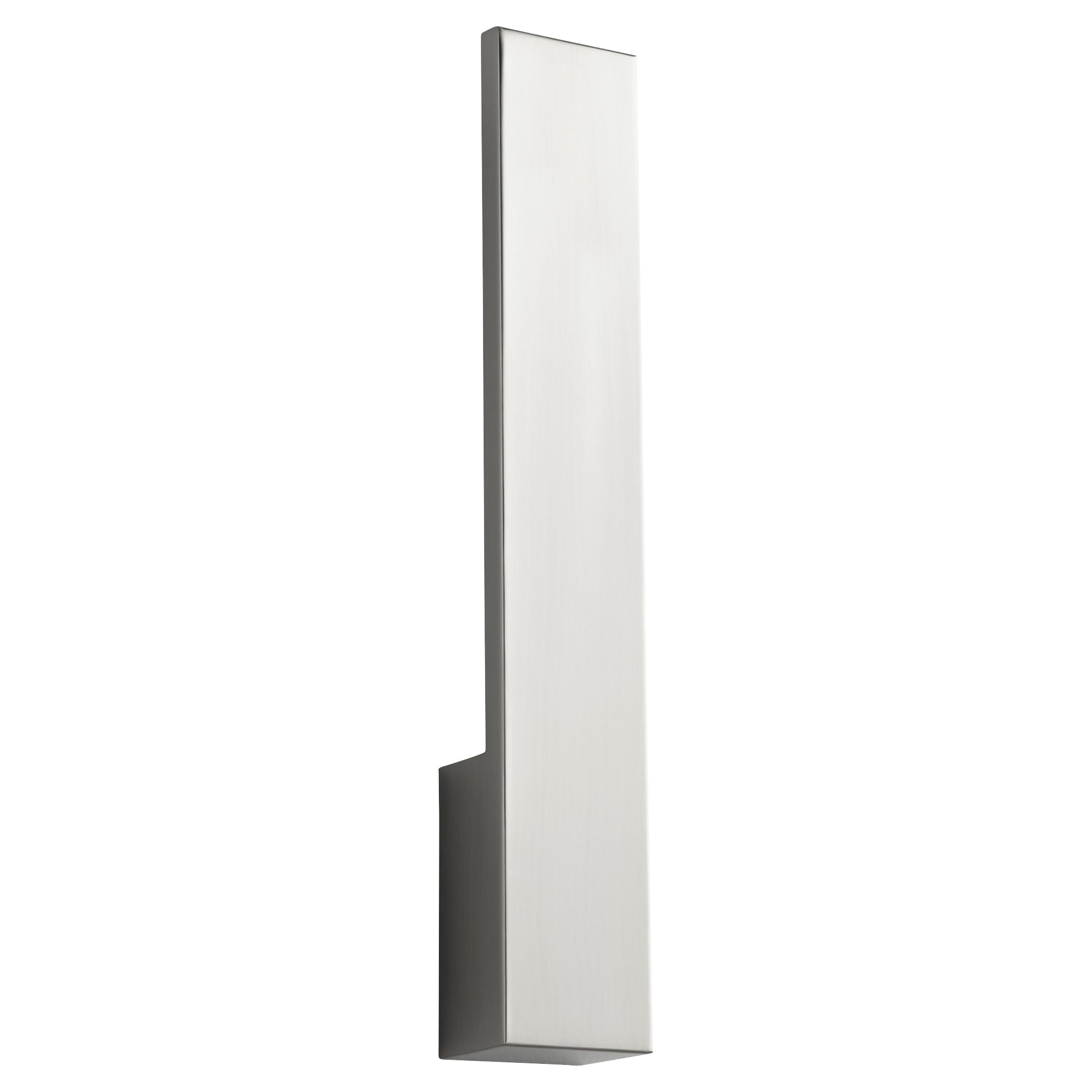 Oxygen Icon 3 511 24 Wall Sconce Light Fixture in Satin Nickel Finish - Perfect for Bedroom, Hallway, and Entryway Lighting