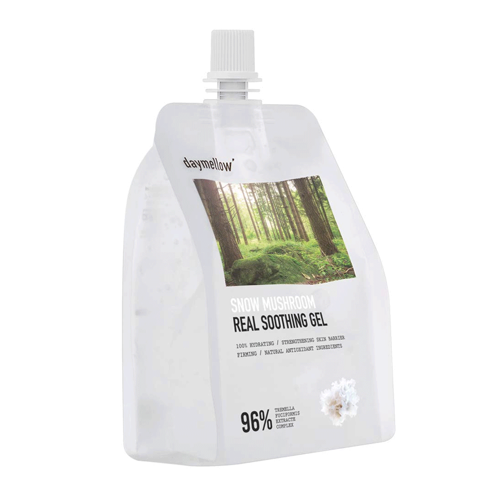 Daymellow Snow Mushroom Soothing Gel 300g - Hydrating Facial Moisturizer for Dry & Sensitive Skin | Perfect for Daily Skincare & Post-Sun Care