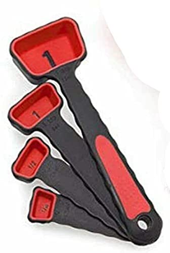 BouboboP 8-Piece Collapsible Silicone Measuring Cups & Spoons Set - Space Saving Kitchen Tools for Baking, Cooking & Meal Prep - Perfect for Home Chefs & Camping