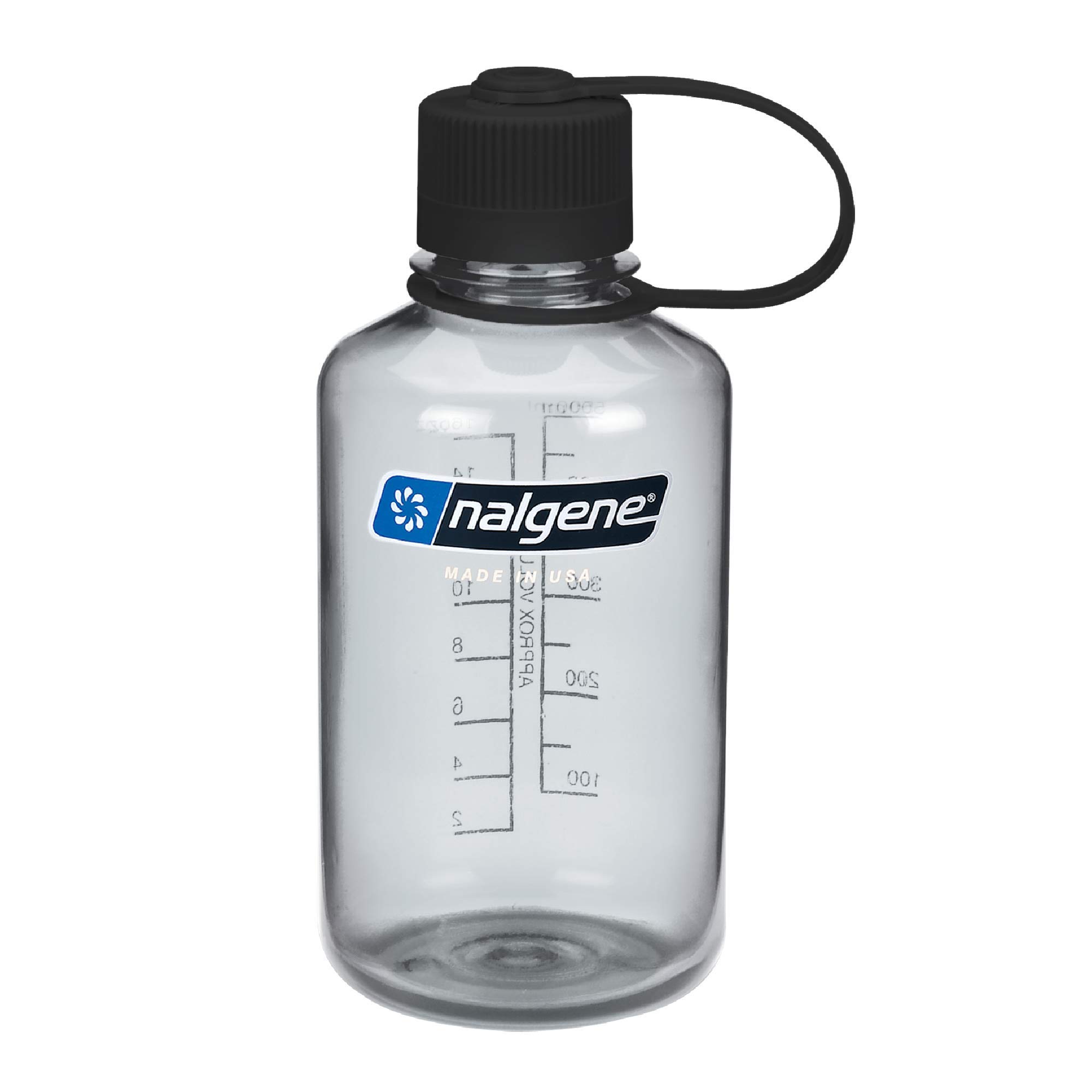 Nalgene Tritan Narrow Mouth BPA-Free Water Bottle 16oz - Leak Proof & Durable for Hiking, Gym, Travel & Outdoor Activities