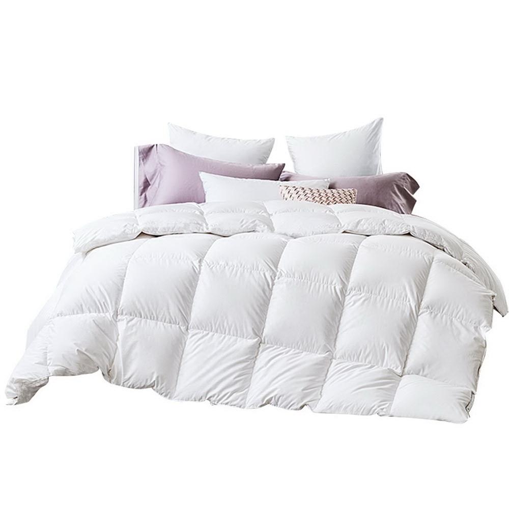Premium 700GSM Duck Down Feather Quilt - Ultra Warm Winter Blanket for Queen Size Bed | Luxury Duvet Insert & Doona Cover | Perfect for Cold Nights, Guest Rooms & Cozy Bedroom Decor