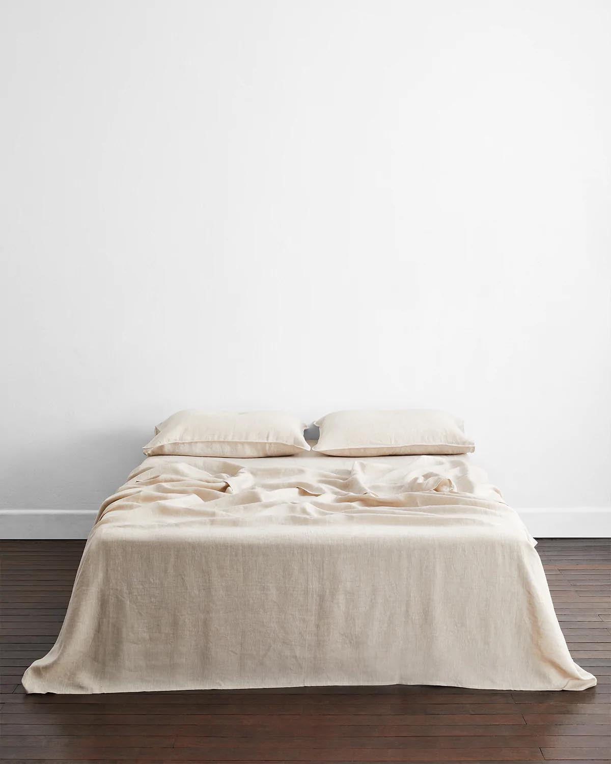 Organic Charcoal & Oatmeal Bedding Set - Hypoallergenic, Breathable & Odor-Absorbing - Perfect for Allergy Relief & Better Sleep - Ideal for Bedrooms, Guest Rooms & Dormitories