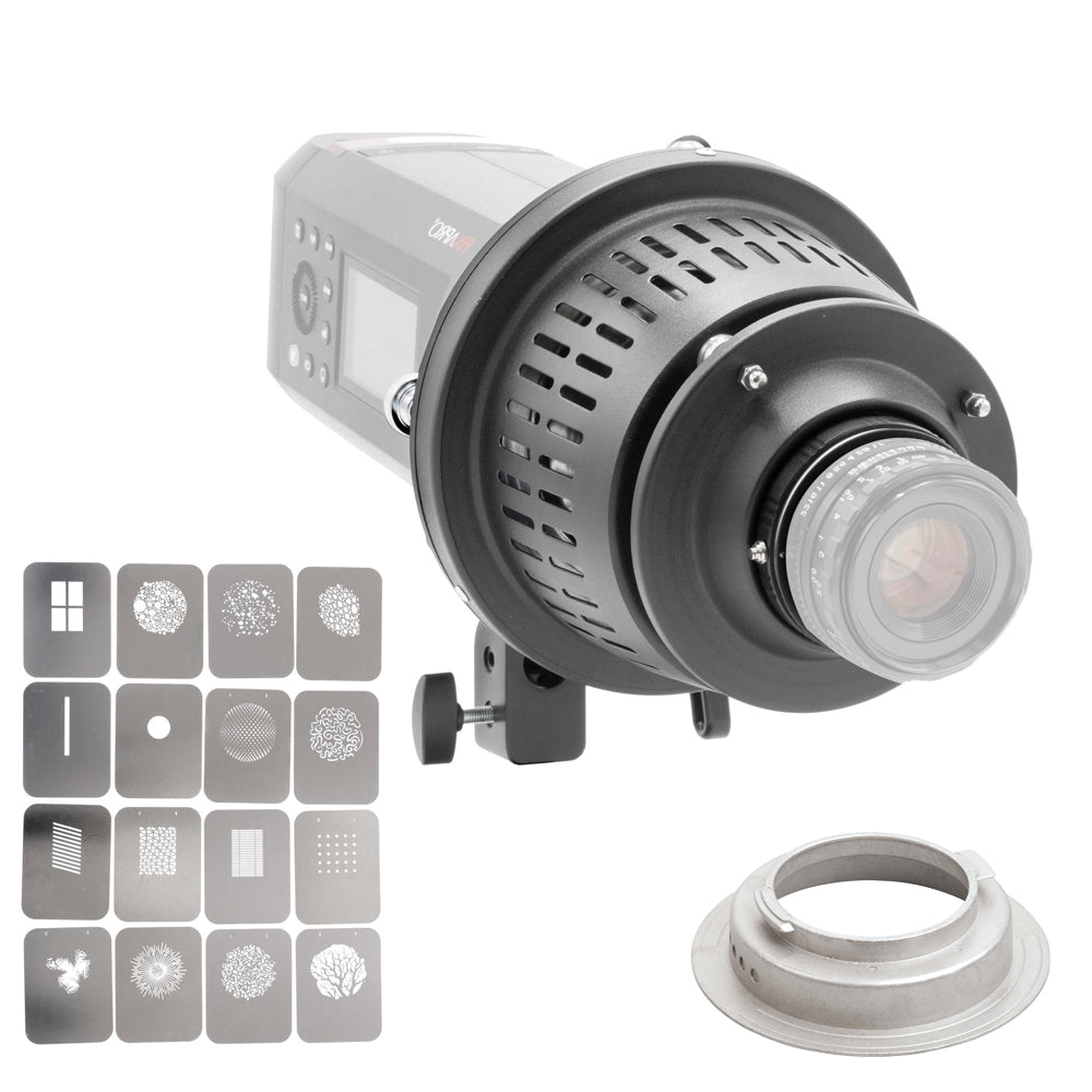Canon EF Mount Optical Snoot Spotlight Projector II - Professional Photography Lighting Tool for Studio Portraits & Product Shoots