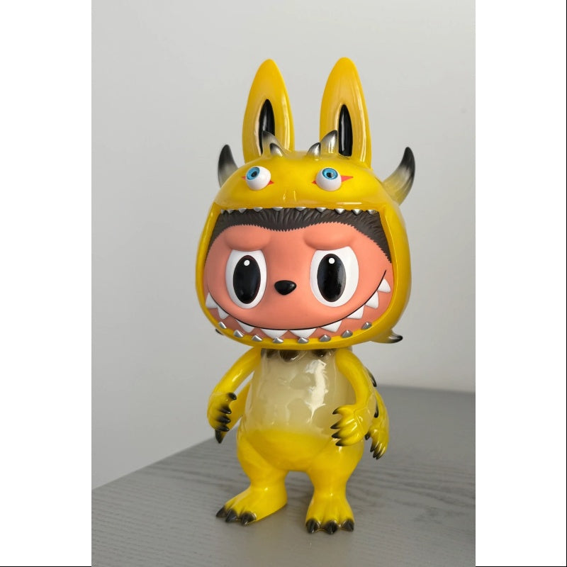 Labubu The Monsters Rangeas SS Yellow LIMITED Edition Glow in The Dark Collectible Figure - Perfect for Anime Fans, Home Decor & Gift Giving