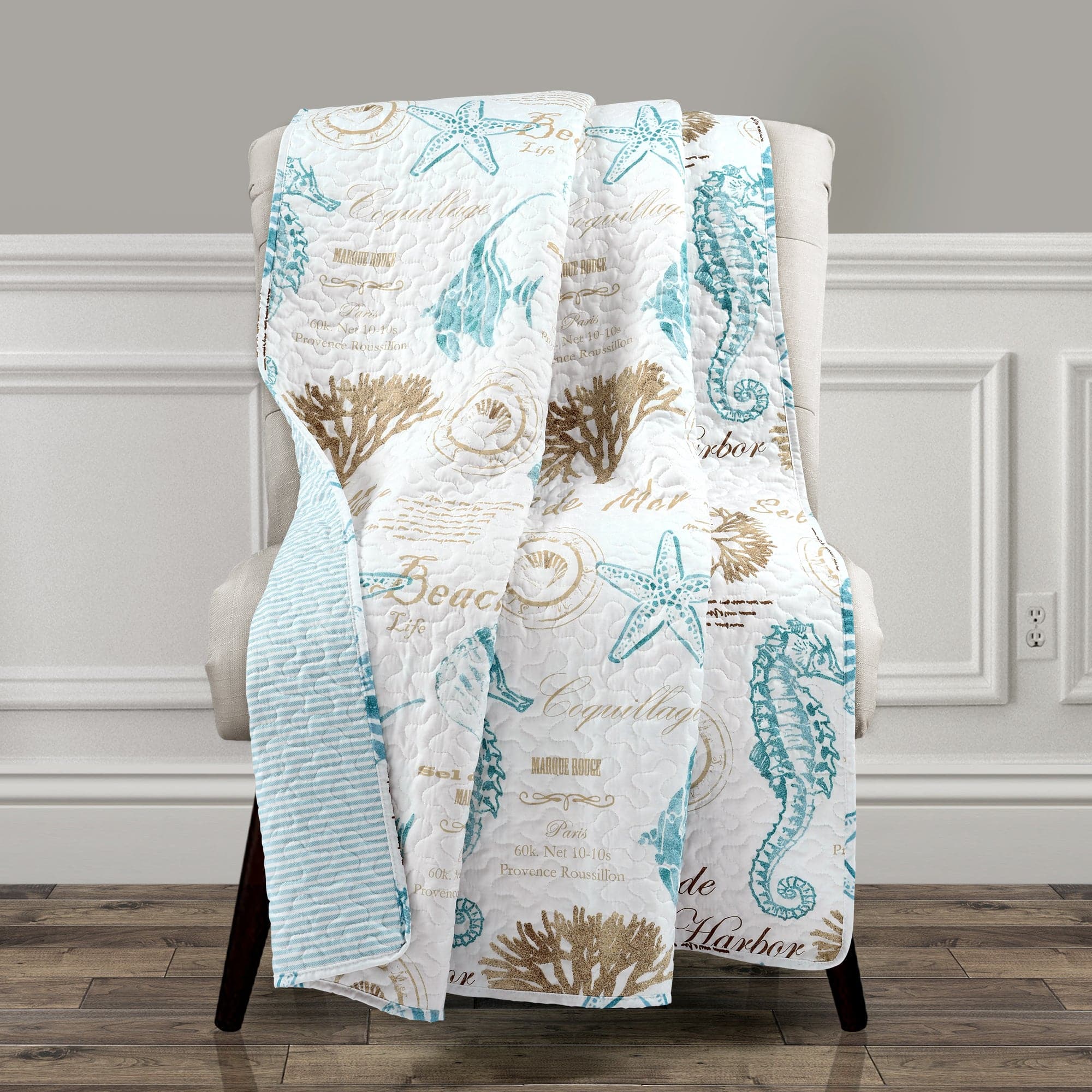 Harbor Life Throw Blanket - Soft & Cozy Fleece Throw for Couch, Bed, and Travel - Perfect for Lounging, Camping, and Gifts