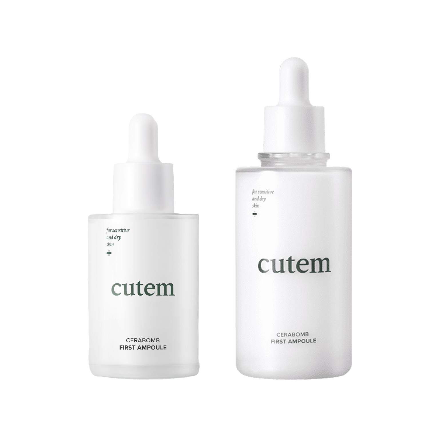 CuteM Cerabomb First Ampoule 50ml/100ml - Korean Hydrating Serum for Glowing Skin | Face Moisturizer for Dry & Sensitive Skin | Perfect for Night Routine & Daily Skincare Regimen