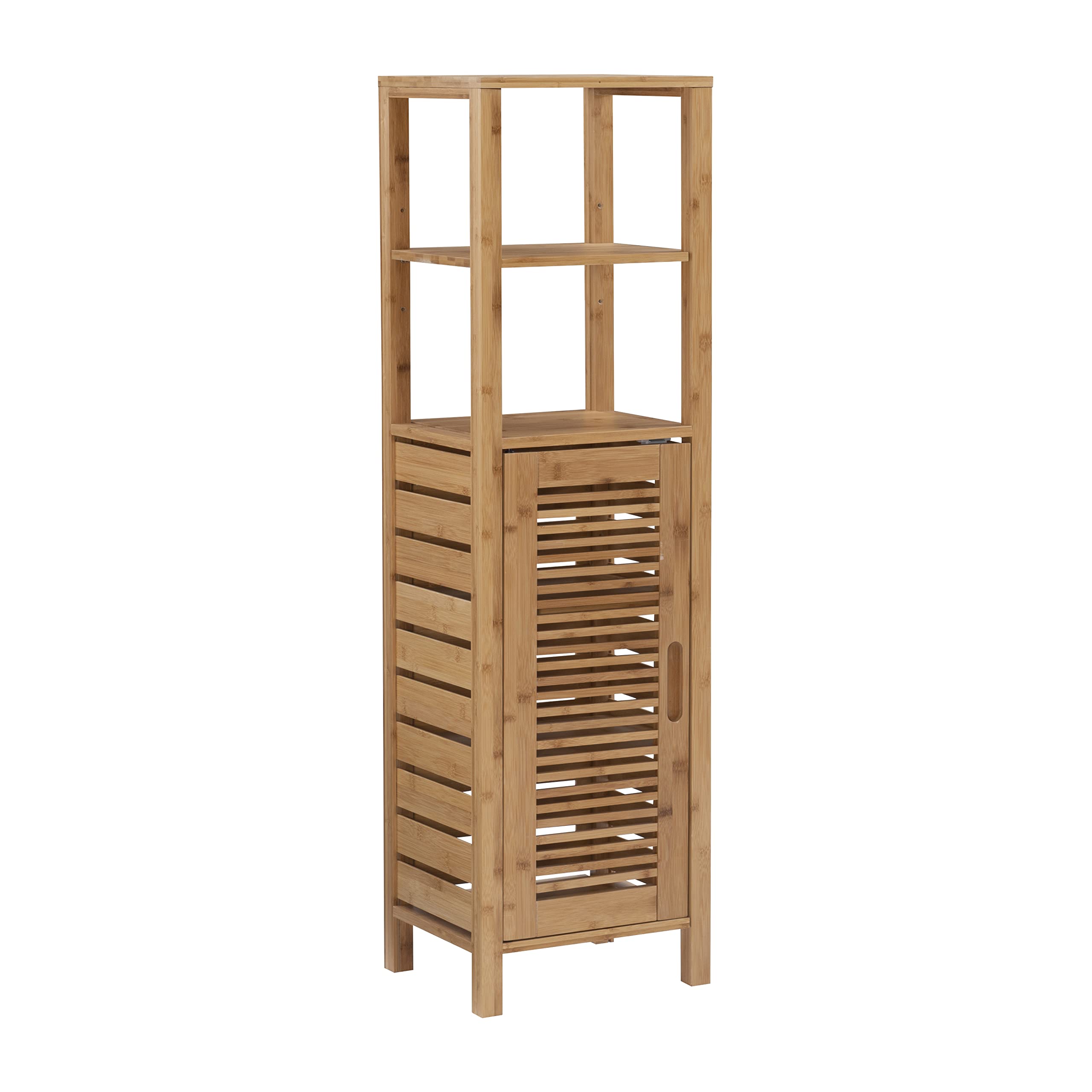 Linon Brown Wooden Cabinet - Stylish Storage Solution for Living Room, Bedroom & Office