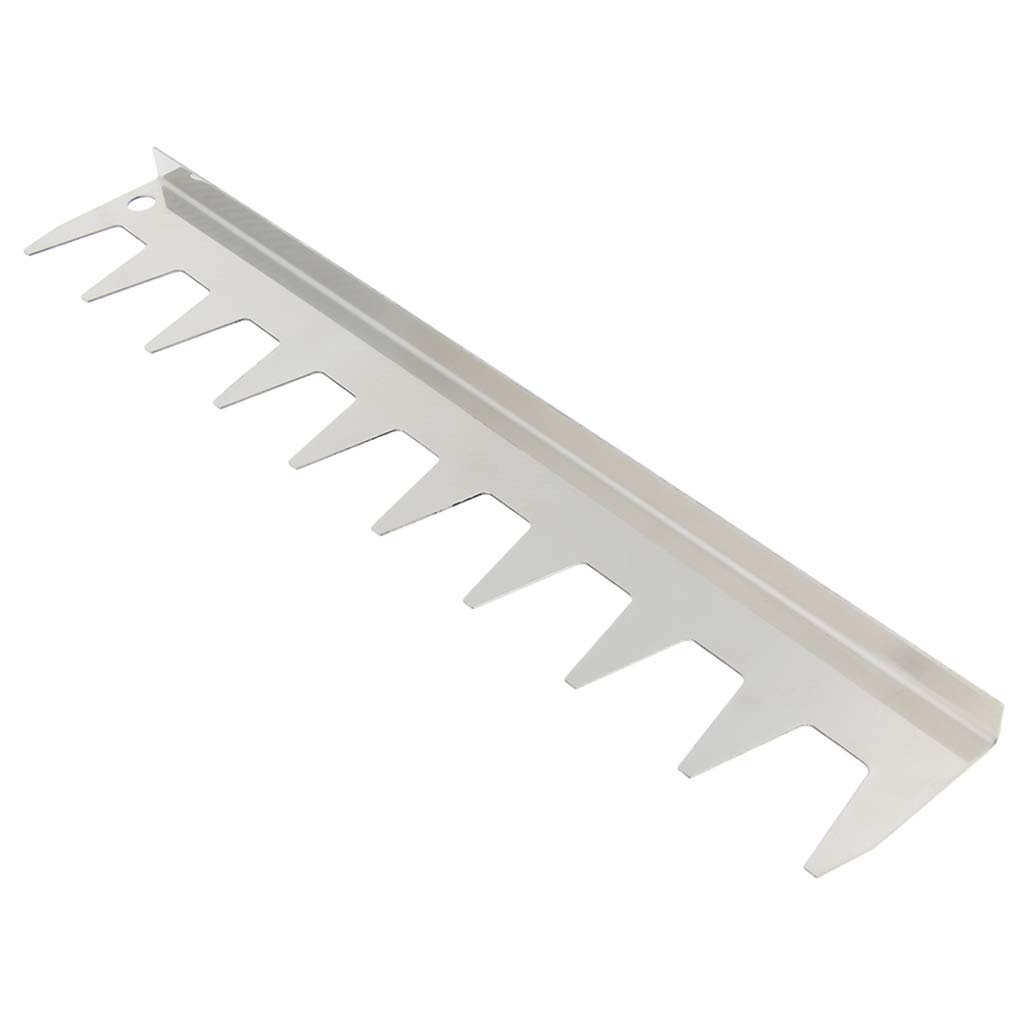Bonarty Stainless Steel 9-Frame Beekeeping Spacer Tool - Perfect for Beekeepers, Hive Maintenance & Honey Harvesting