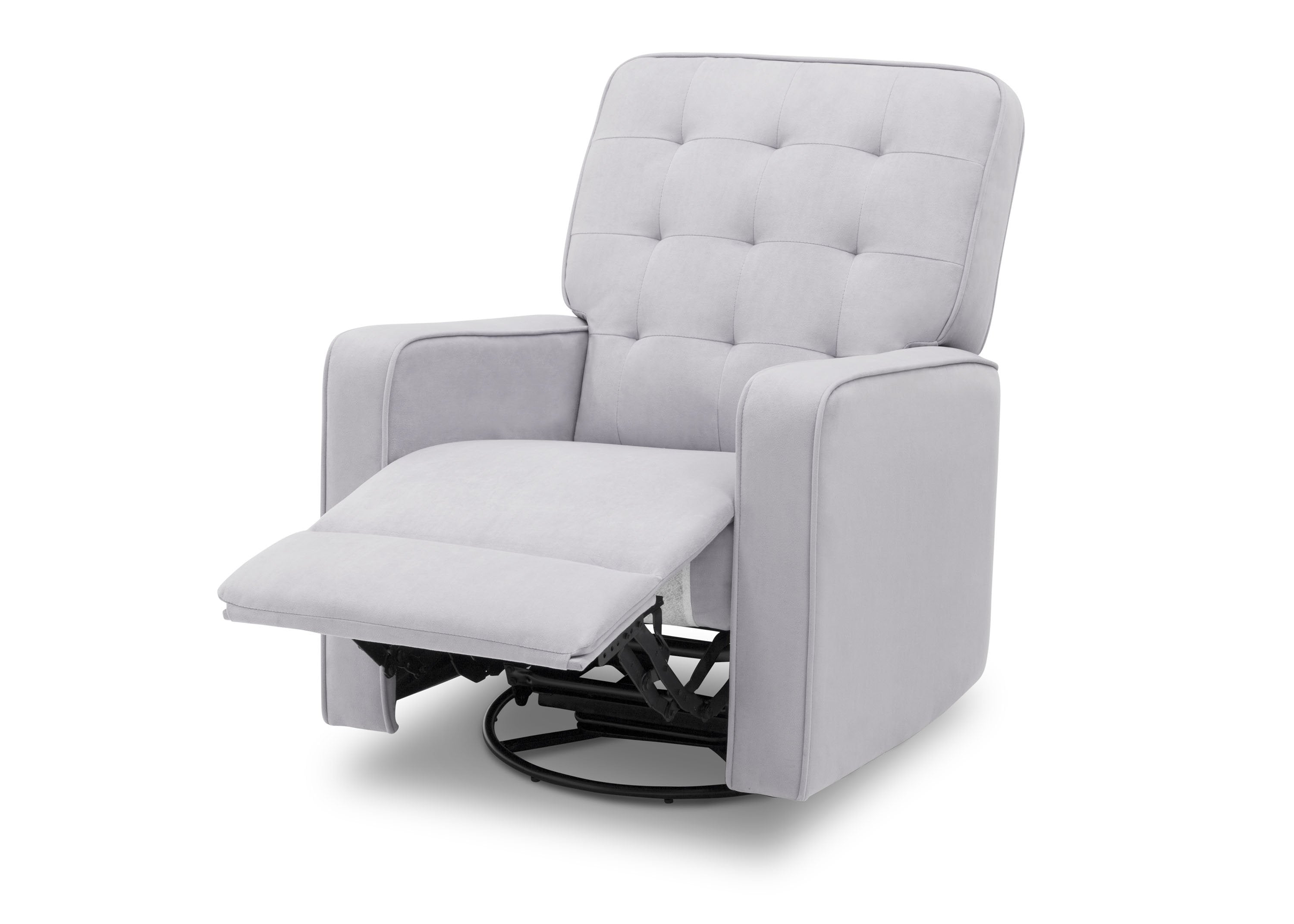 Premium Graham Nursery Glider Swivel Recliner Chair with LiveSmart Fabric by Culp - Perfect for Baby Nurseries, Breastfeeding & Relaxing in Nursery Rooms