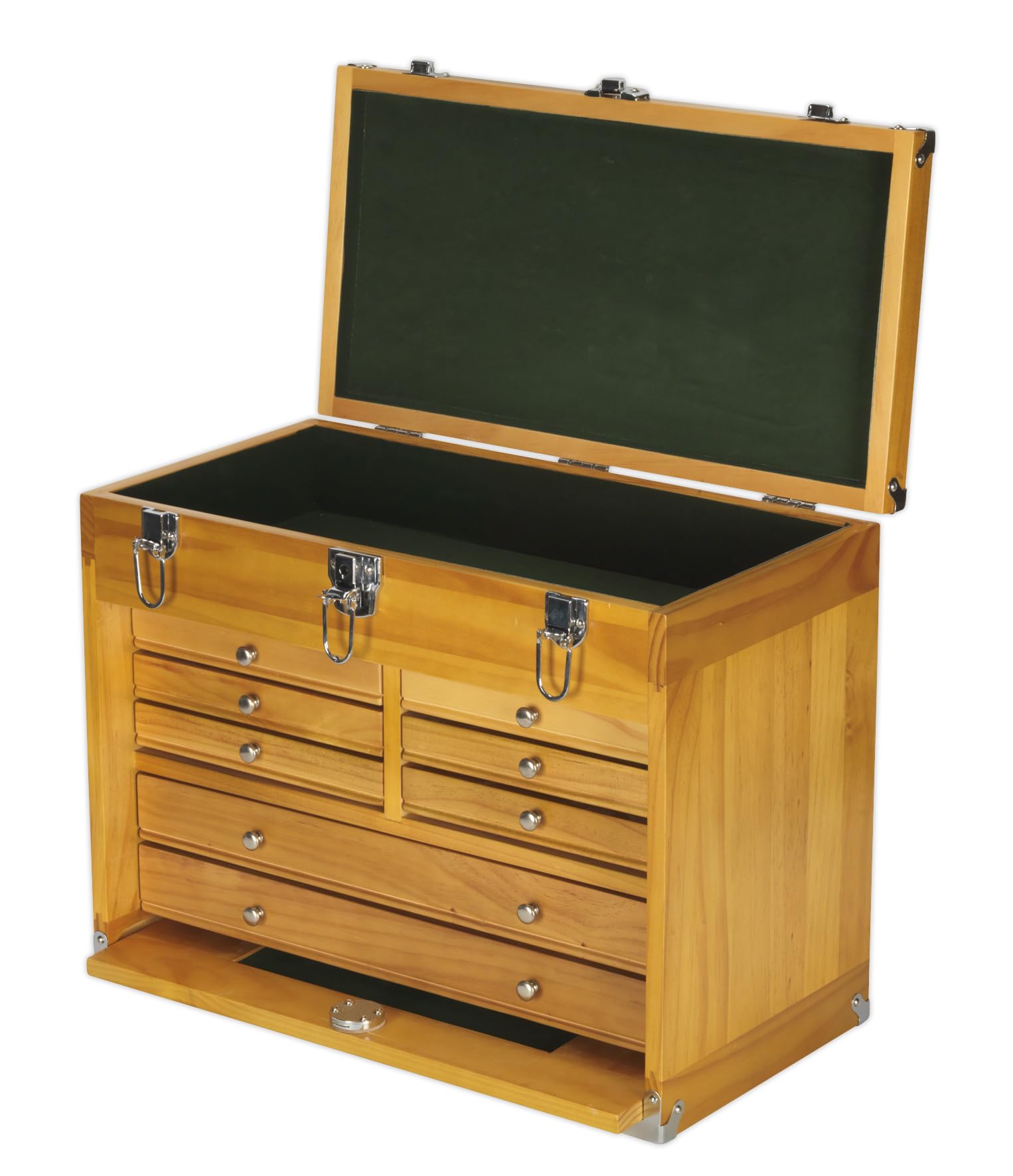 Sealey AP1608W 8-Drawer Machinist Toolbox - Heavy Duty Steel Tool Chest for Mechanics & DIY - Perfect for Garage, Workshop & Auto Repair