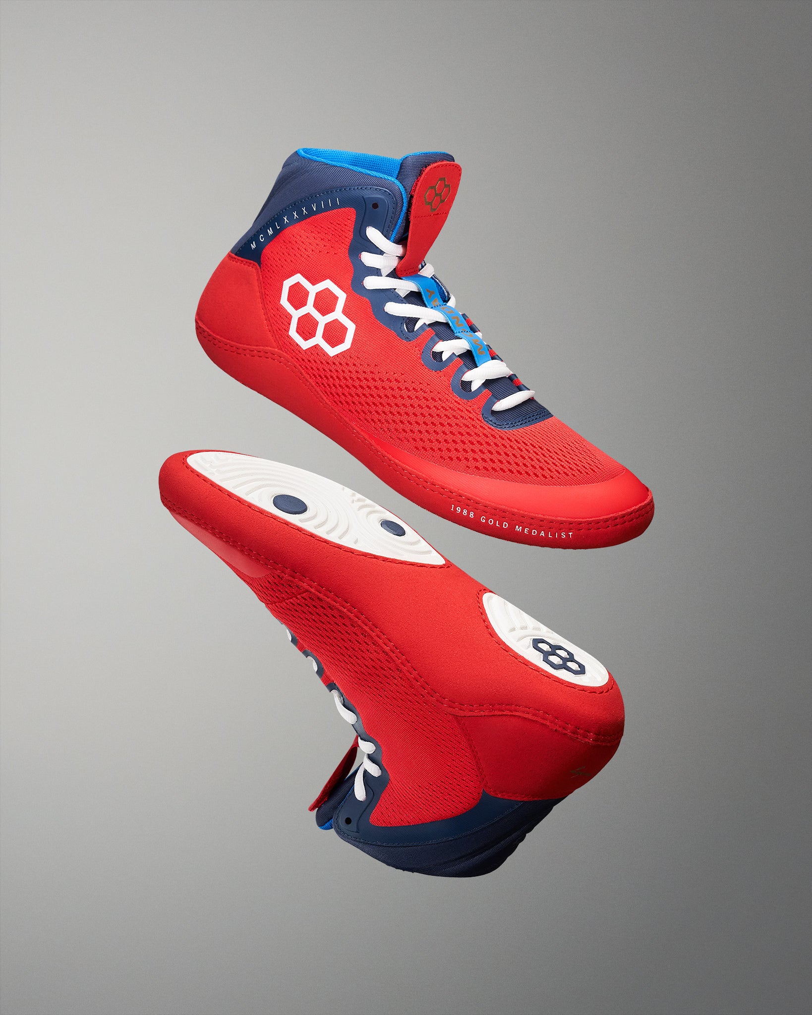 RUDIS Kenny Monday Adult Wrestling Shoes - Lightweight & Breathable for Competition & Training - Perfect for Wrestling, MMA & Grappling