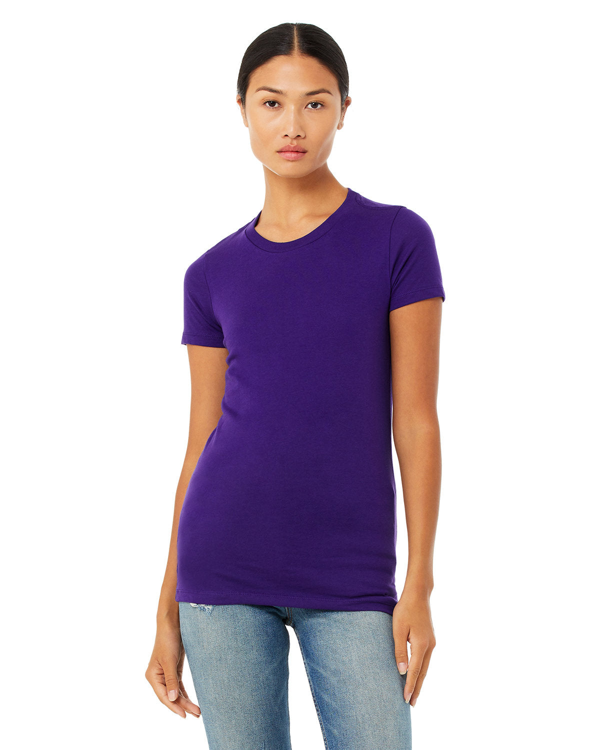 Bella + Canvas 6004 Women's Slim Fit Short Sleeve T-Shirt - Soft Cotton Tee for Casual Wear, Gym & Everyday Outfits