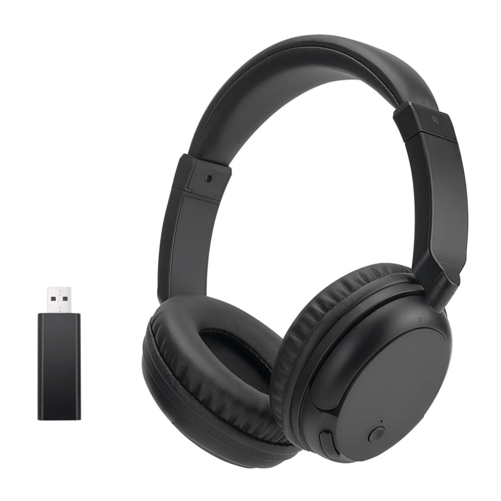 Premium HiFi Stereo Wireless Bluetooth Headphones with FM Radio - Over-Ear Noise Cancelling Headset for Adults & Seniors, Deep Bass Lightweight Design for Phone, PC, TV - Perfect for Home Entertainment, Travel & Relaxation