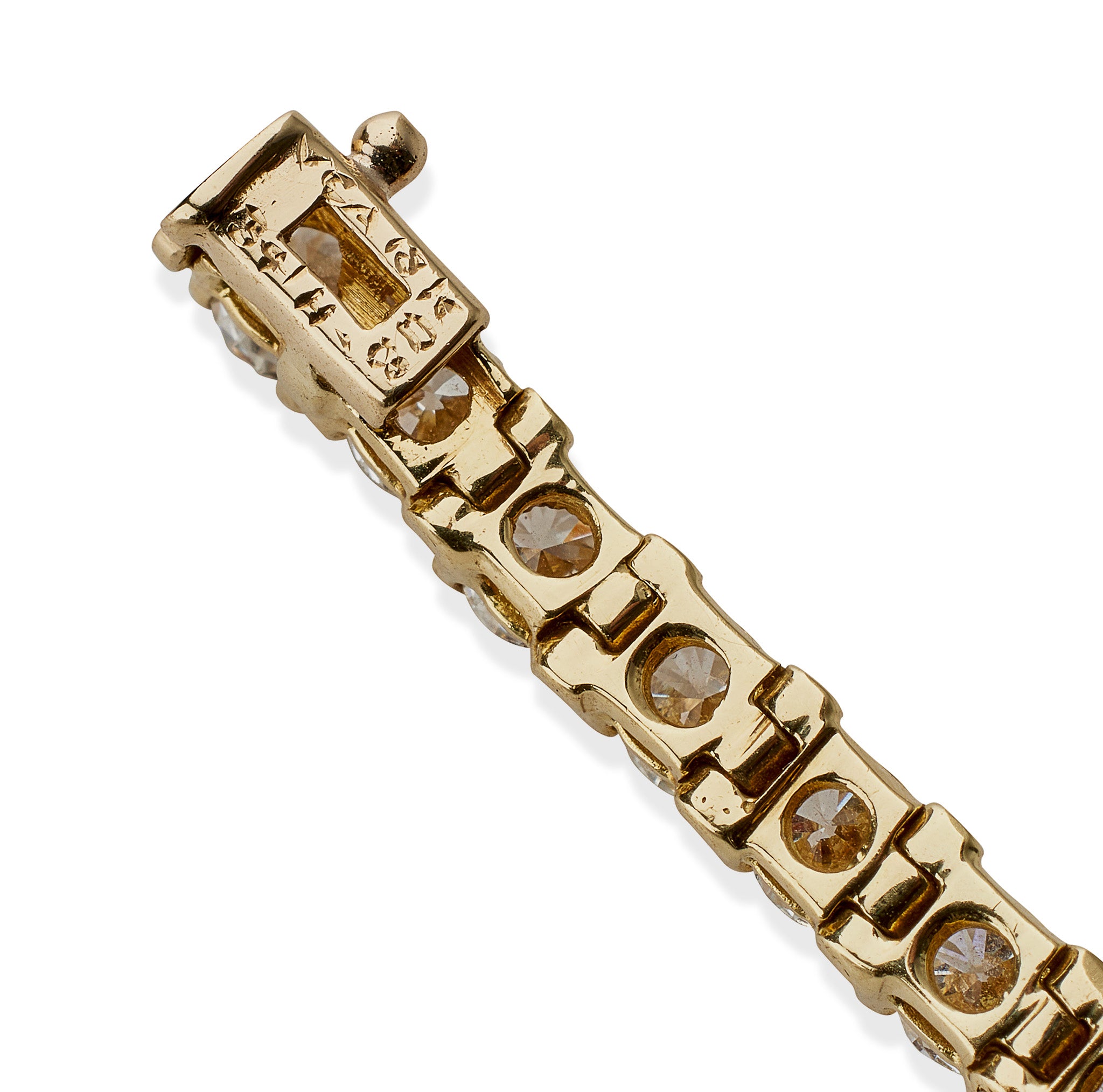 Van Cleef & Arpels Diamond Line Bracelet - 18K White Gold Luxury Tennis Bracelet for Women, Perfect for Weddings, Anniversaries & Special Occasions