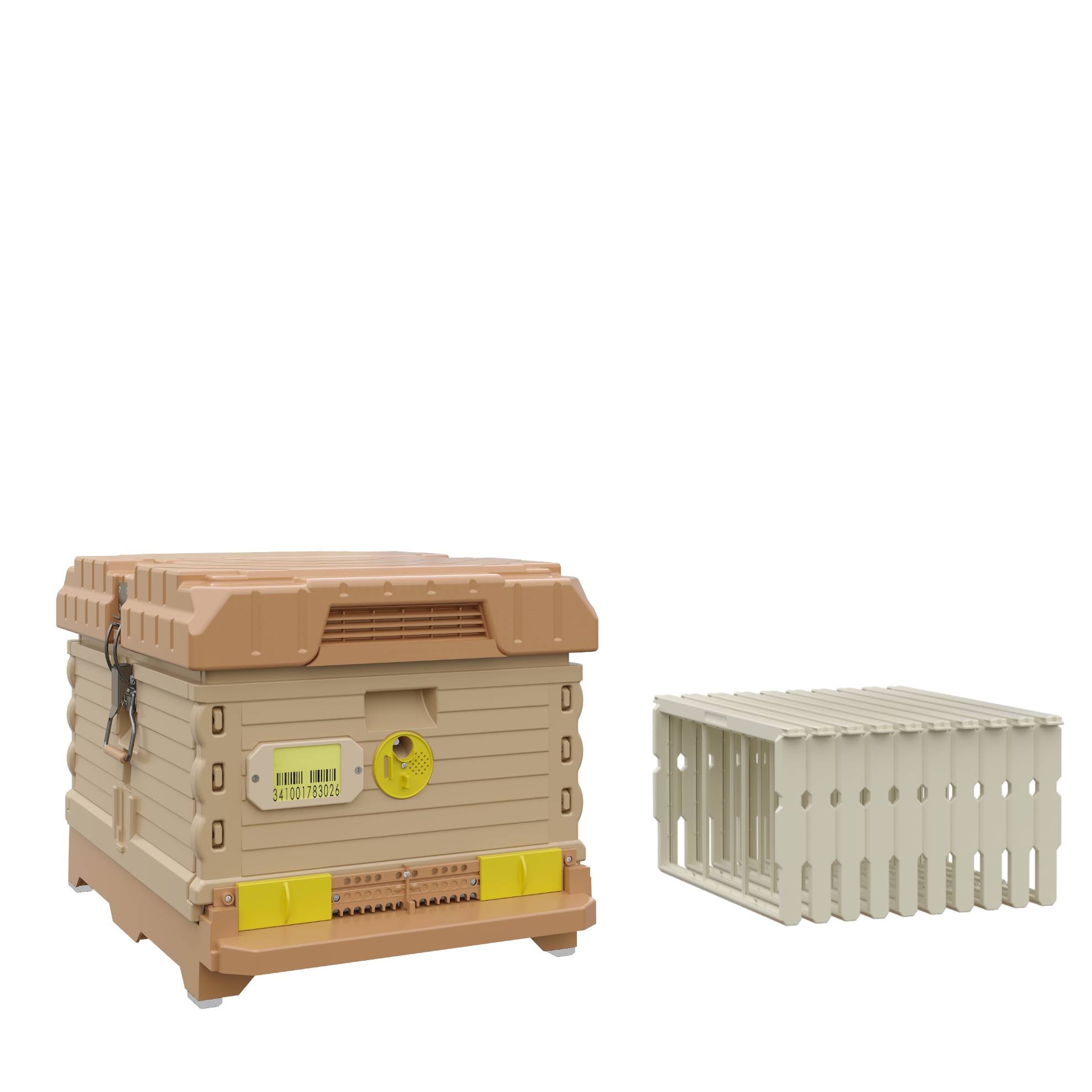 Premium Ergonomic Insulated Single Brood Box Beehive Kit - Durable Beekeeping Equipment for Hive Protection & Honey Production | Ideal for Backyard Beekeepers & Commercial Apiaries