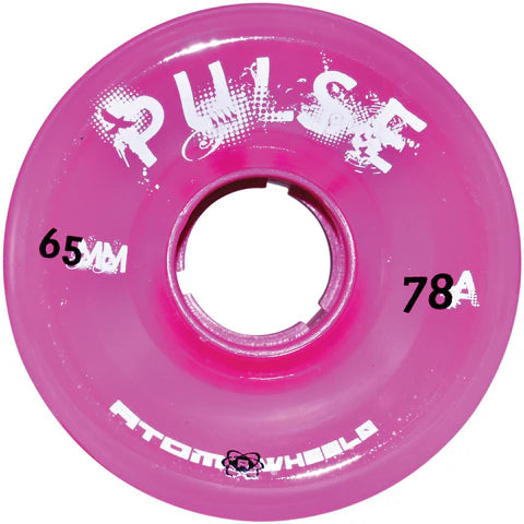 Atom Pulse Wheels 78A - Set of 4 High-Performance Skateboard Wheels for Smooth Riding on Streets and Parks
