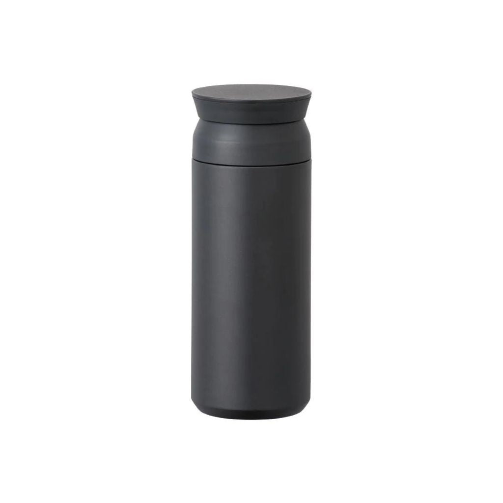 Kinto Travel Tumbler 500ml Insulated Stainless Steel Water Bottle - Black | Leakproof & Temperature Control | Perfect for Coffee, Tea & Cold Drinks on the Go, Office, Gym & Outdoor Adventures