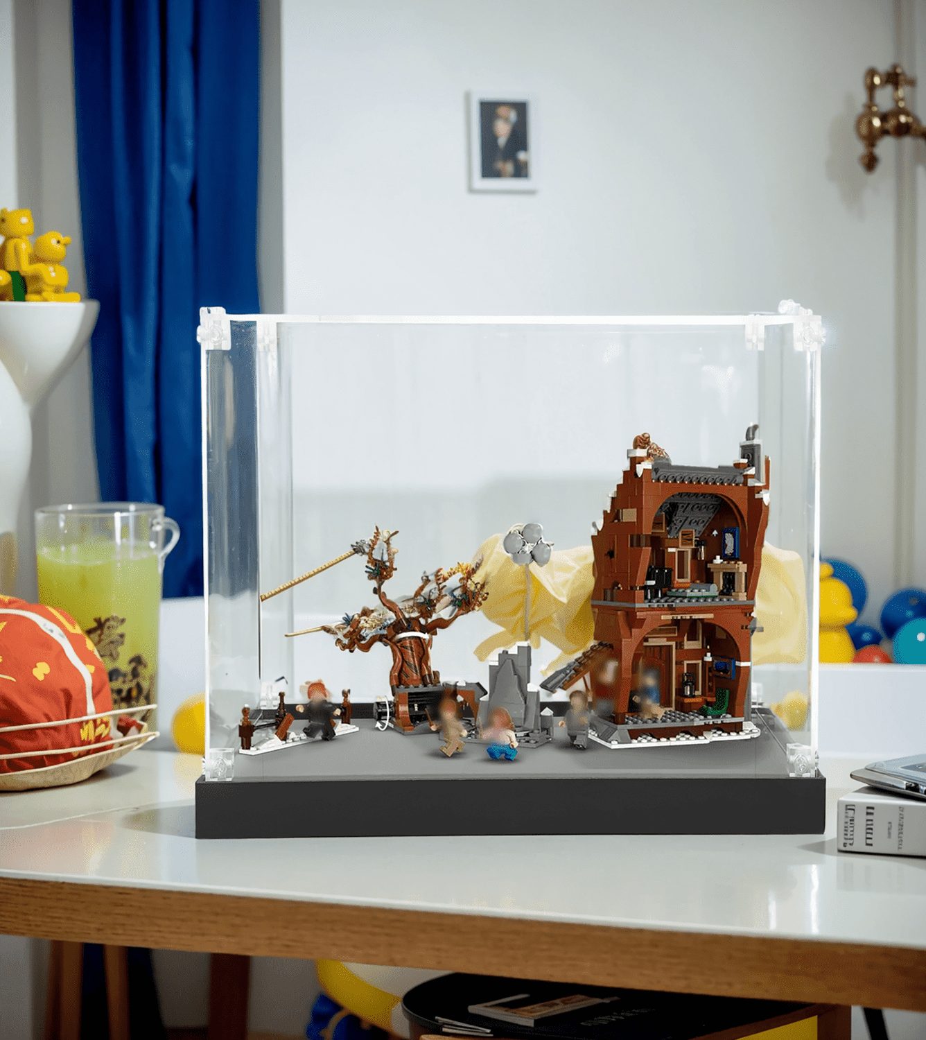 Lego The Shrieking Shack & Whomping Willow 76407 Display Case - Premium Acrylic Protector for Collectible Building Sets - Perfect for Showcasing & Protecting Your Harry Potter Lego Collection at Home or Office