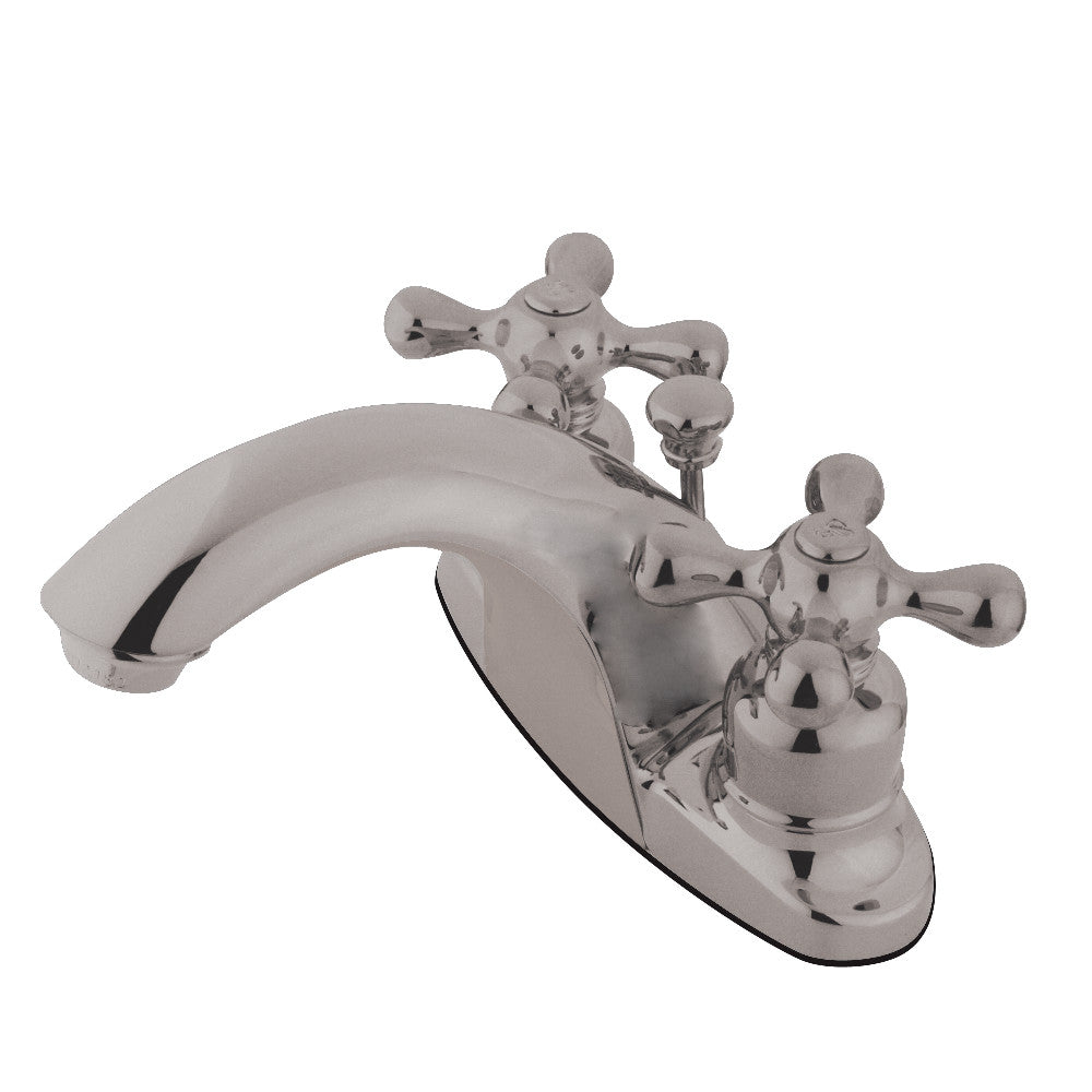 Kingston Brass GKB7642AX 4-Inch Centerset Bathroom Faucet - Brushed Nickel Finish for Vanity Sinks, Perfect for Modern Bathroom Renovations