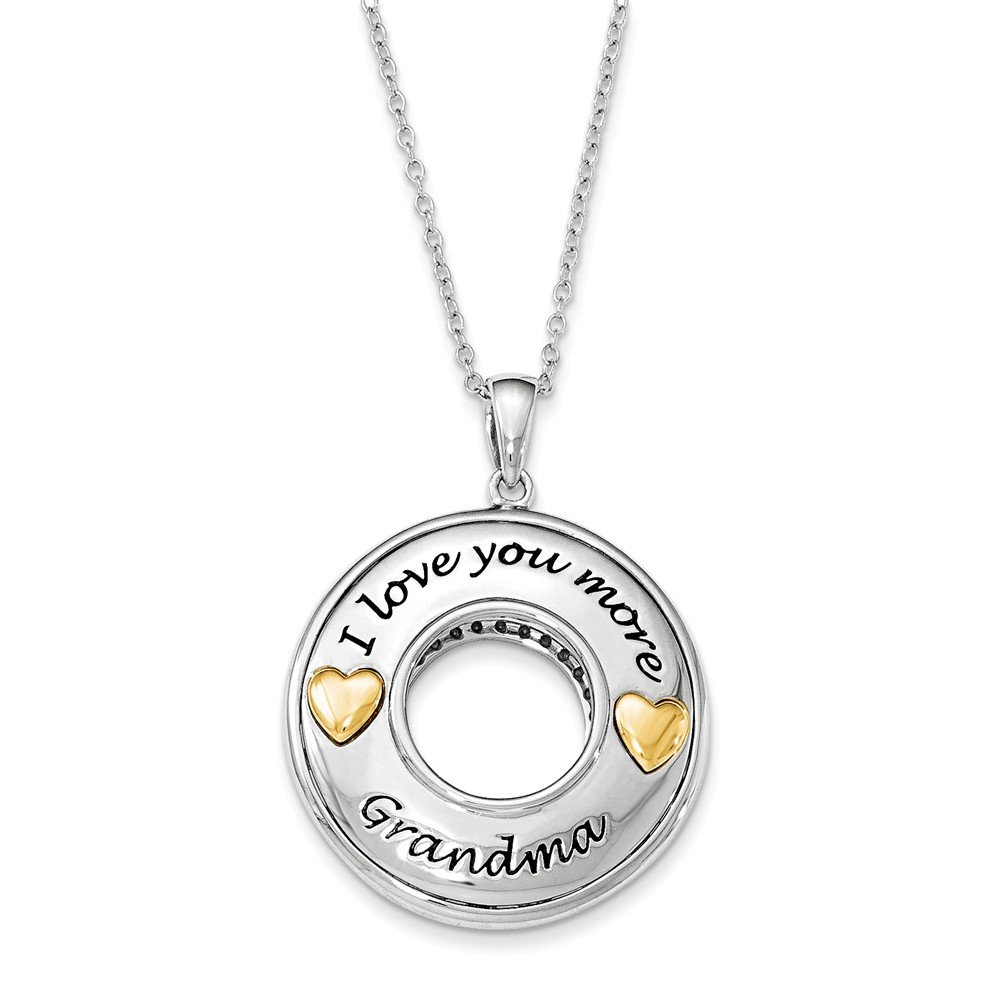 925 Sterling Silver Yellow Gold-Plated Antique Cubic Zirconia 